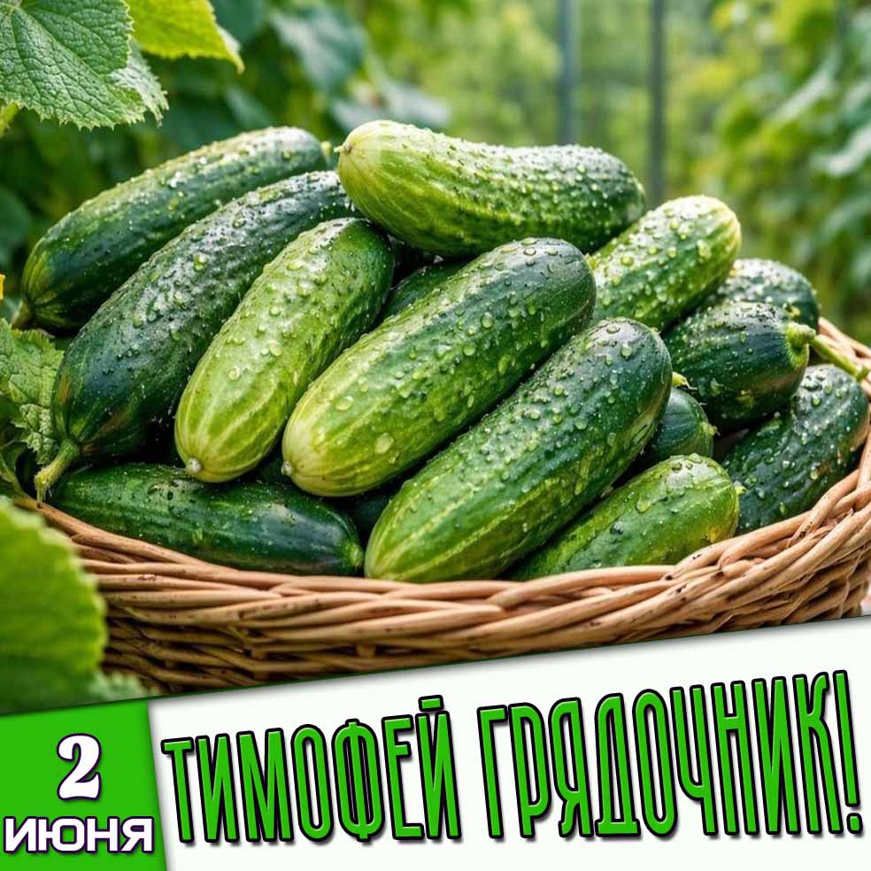 Открытка 2 июня - Тимофей Грядочник!