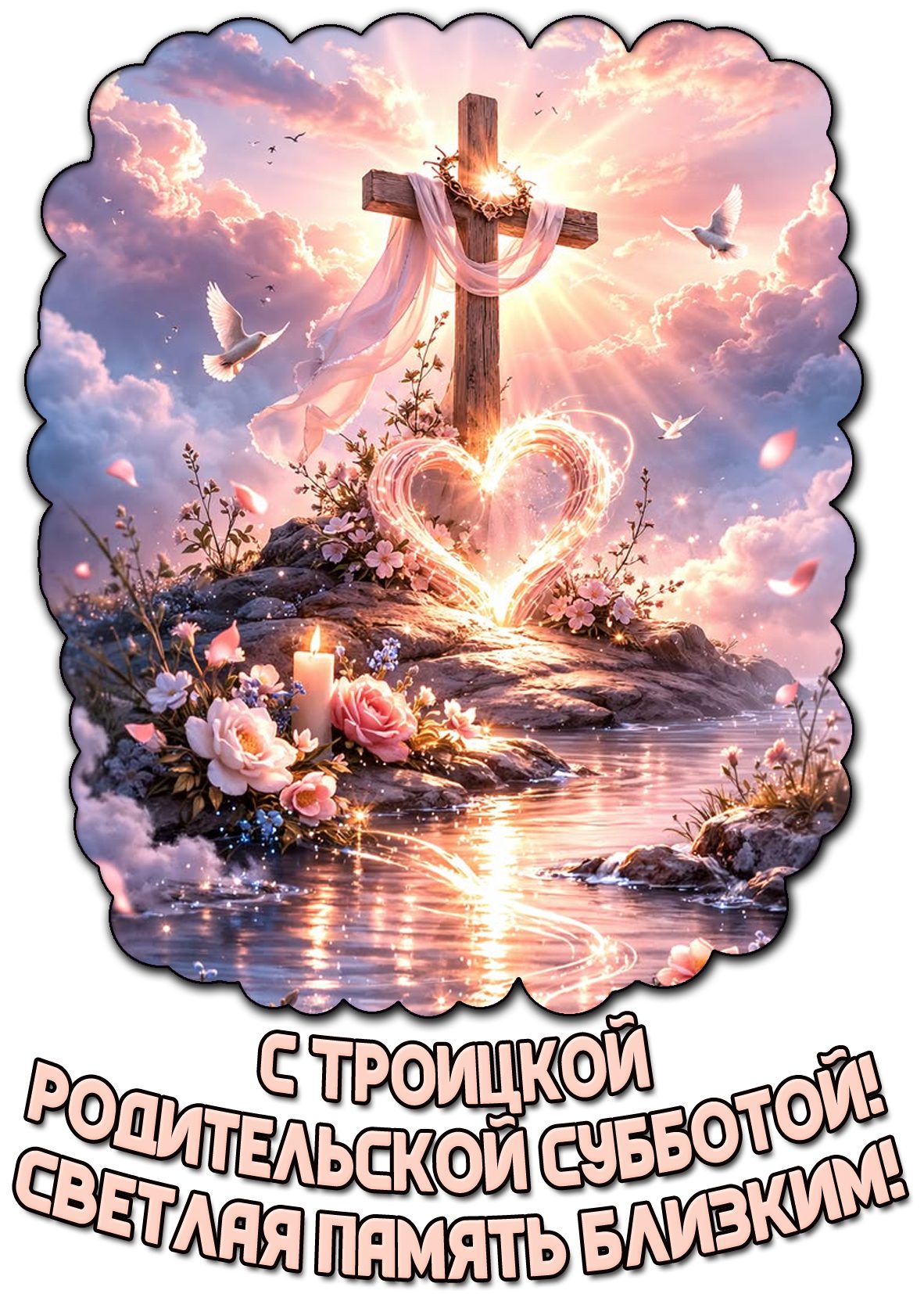 Картинка "С Троицкой родительской субботой! Светлая память близким!"