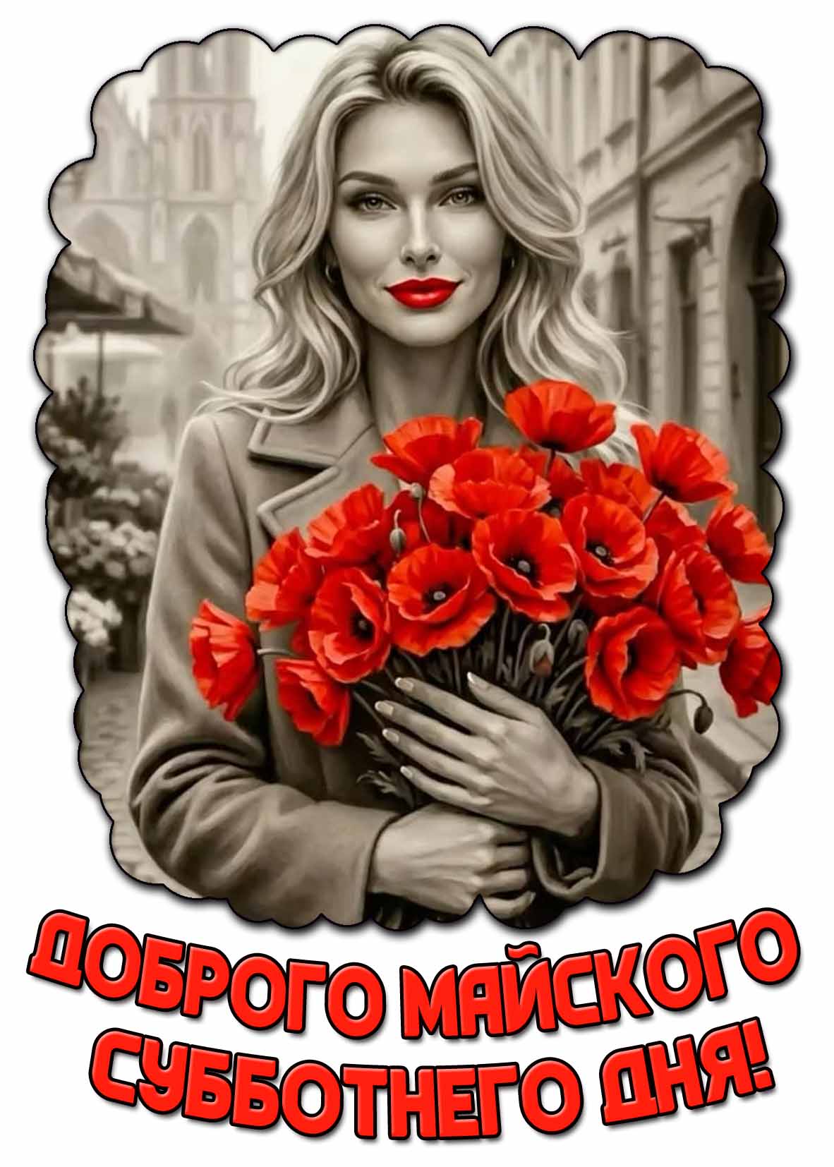 Открытка доброго майского субботнего дня