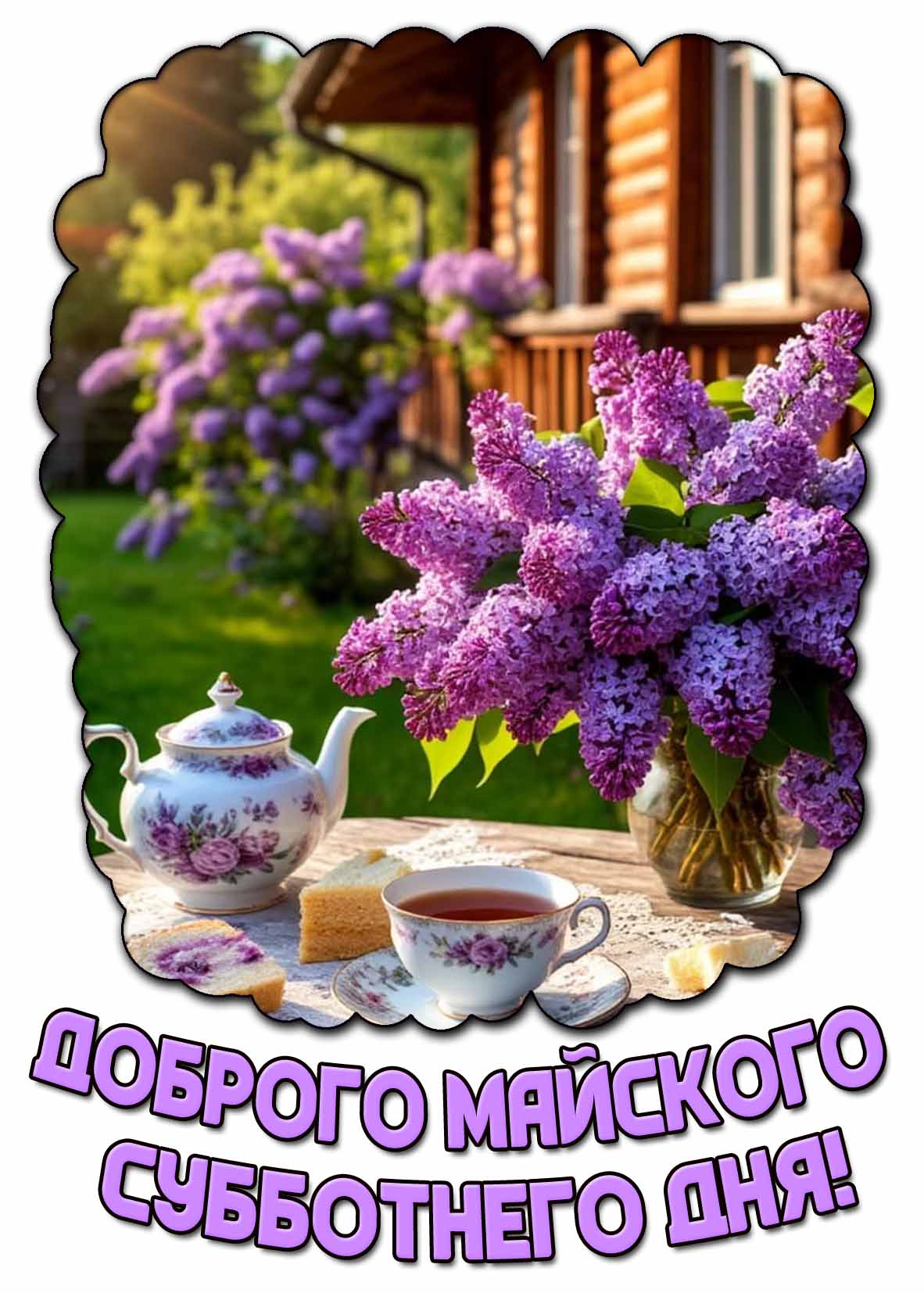 Картинка доброго майского субботнего дня