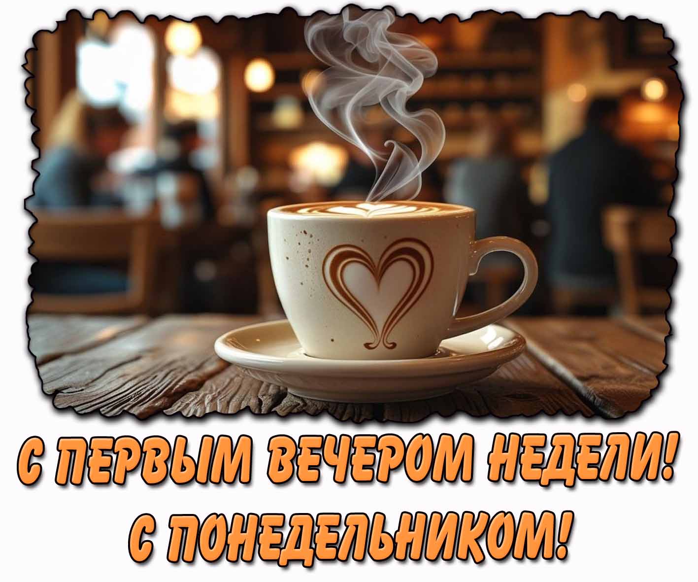 Картинка "С первым вечером недели! С понедельником!"