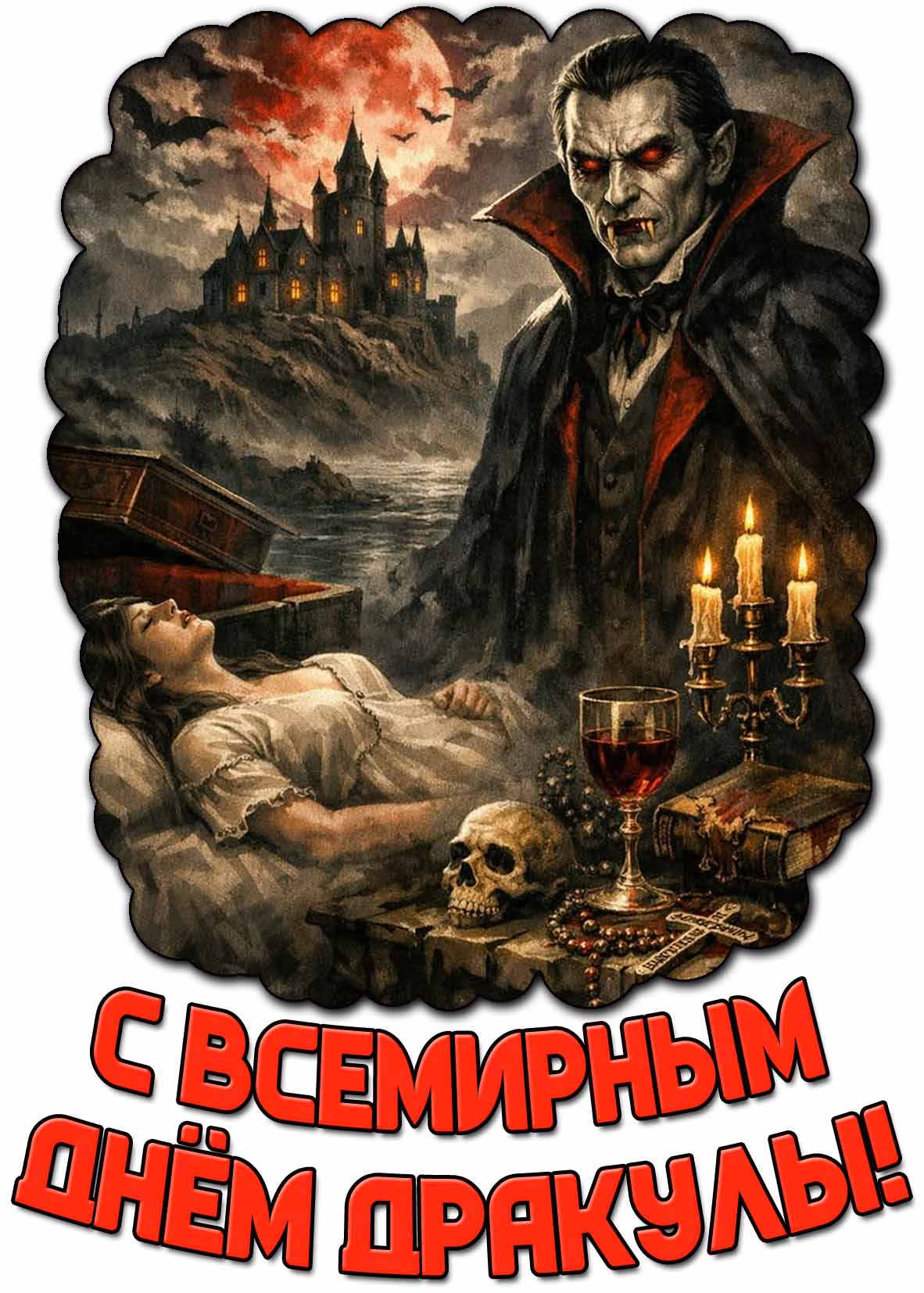 Картинка с Всемирным днём Дракулы