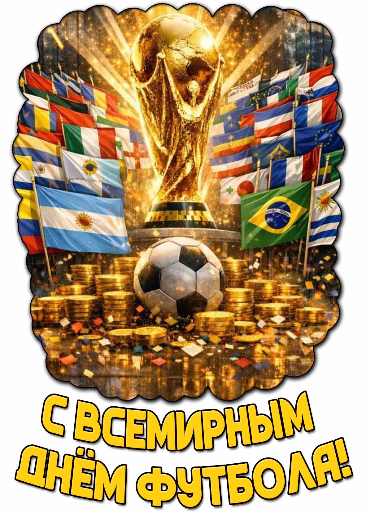 Красивая картинка с Всемирным днём футбола