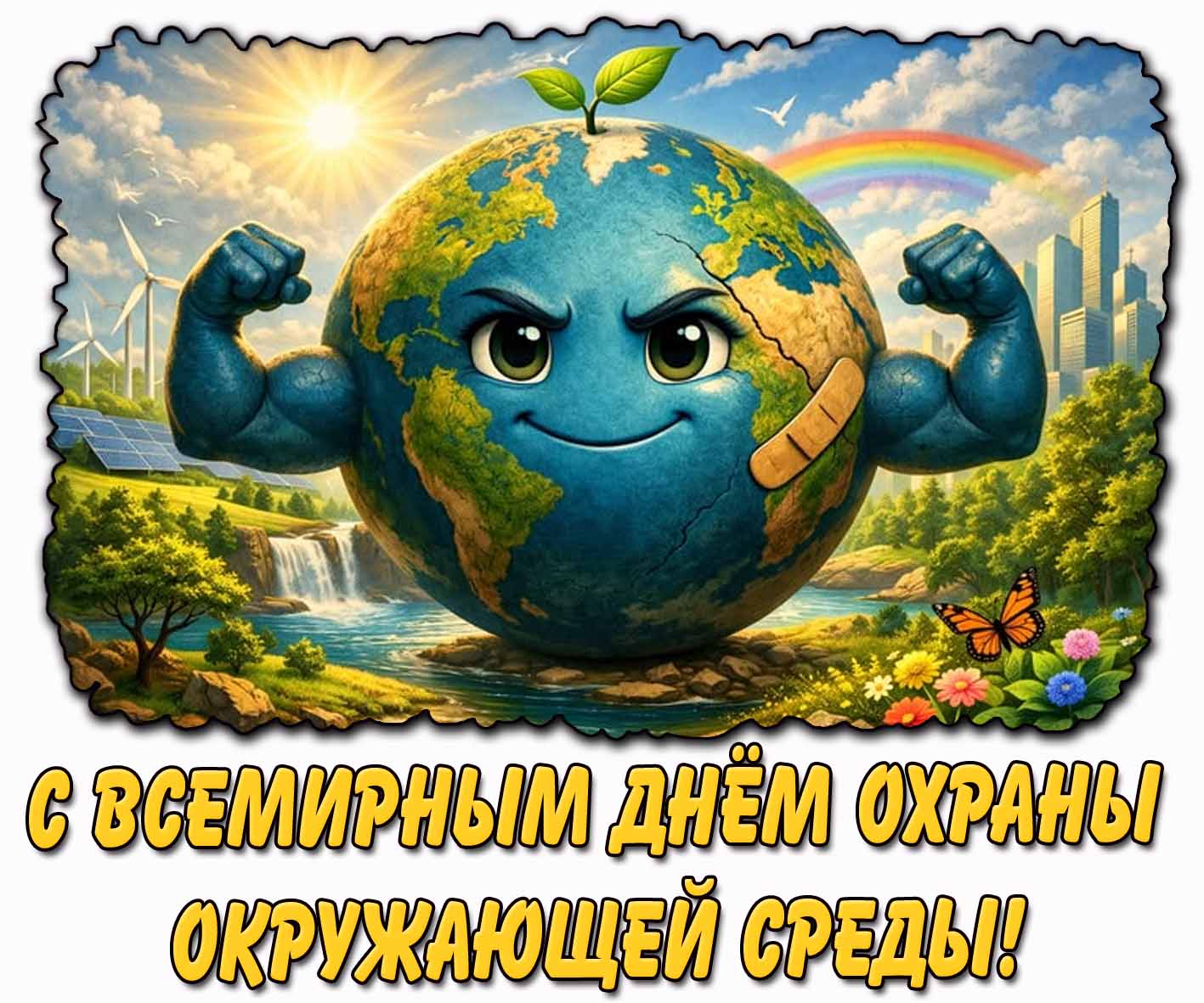 С Всемирным днём охраны окружающей среды! - прикольная открытка