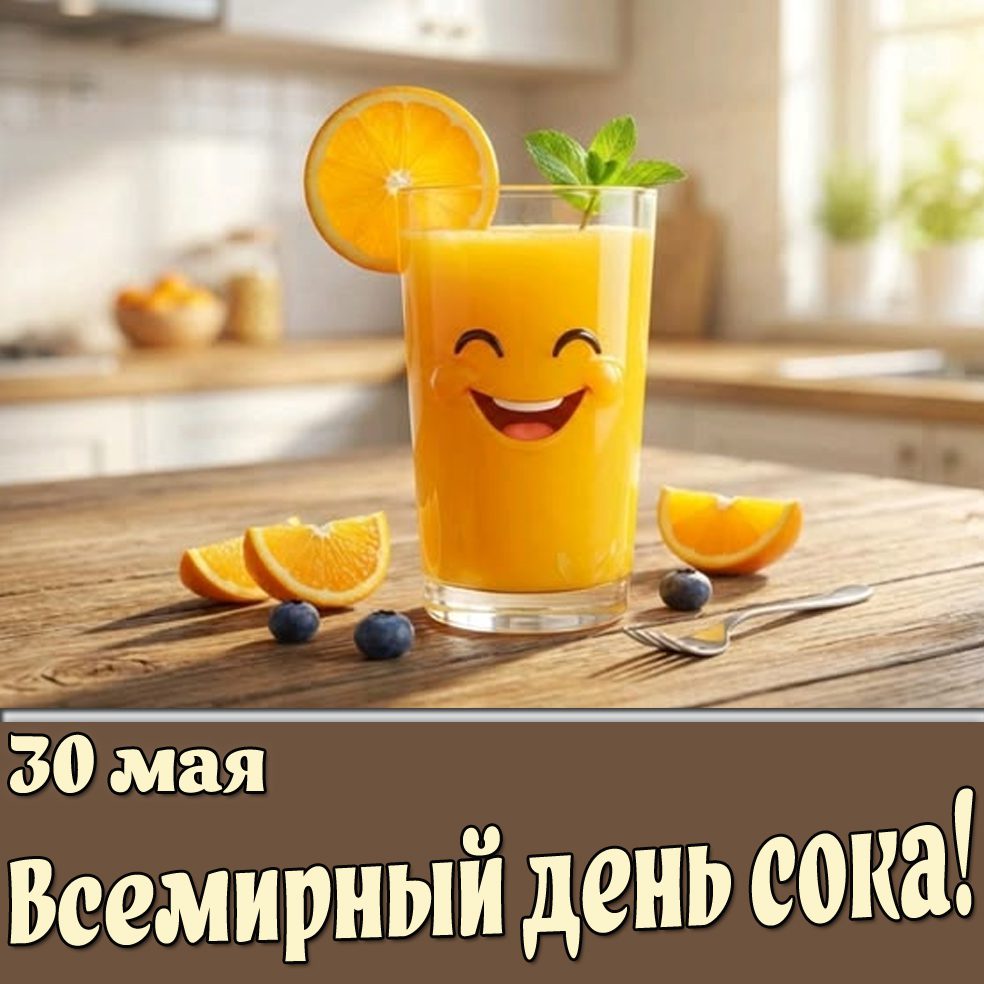 Картинка 30 мая - Всемирный день сока!