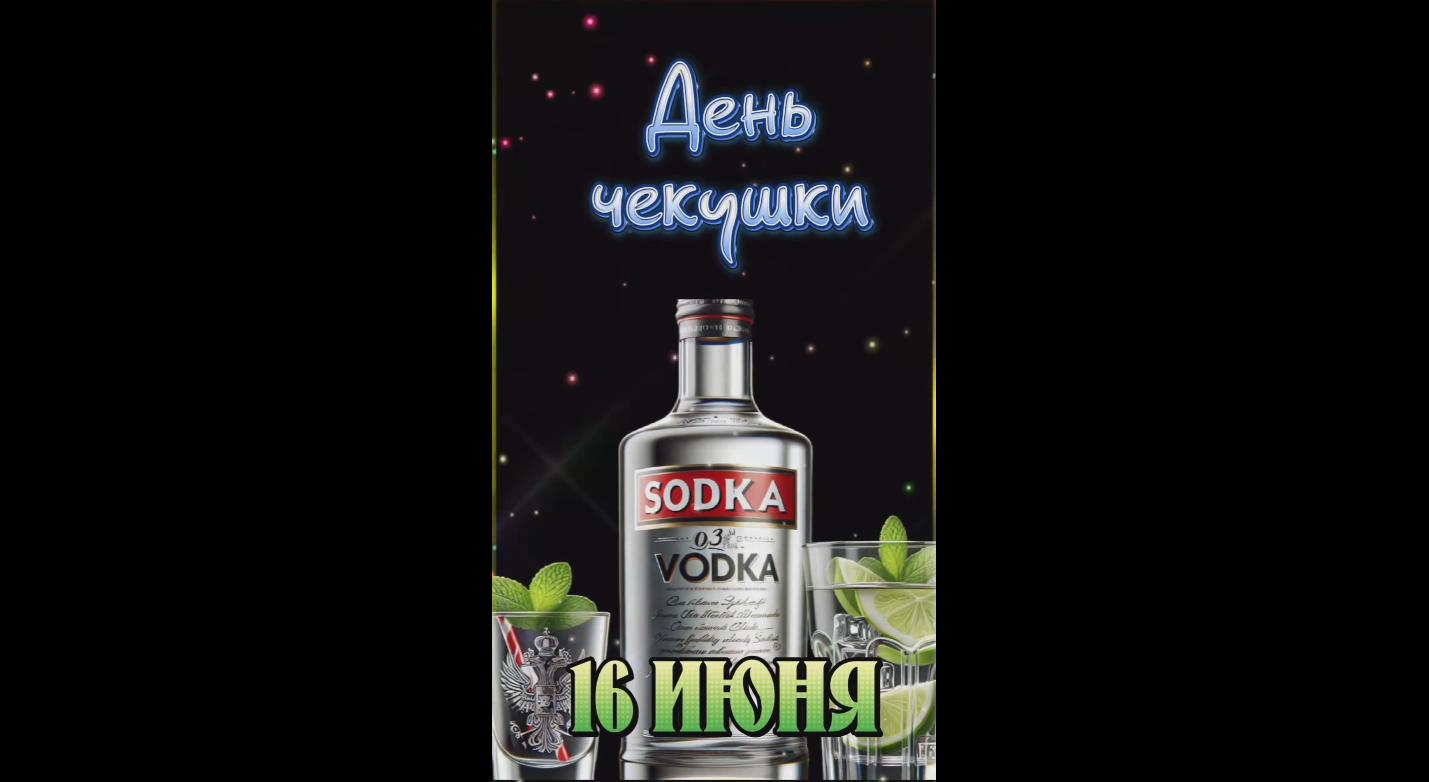 Видео открытка на день чекушки - 16 июня