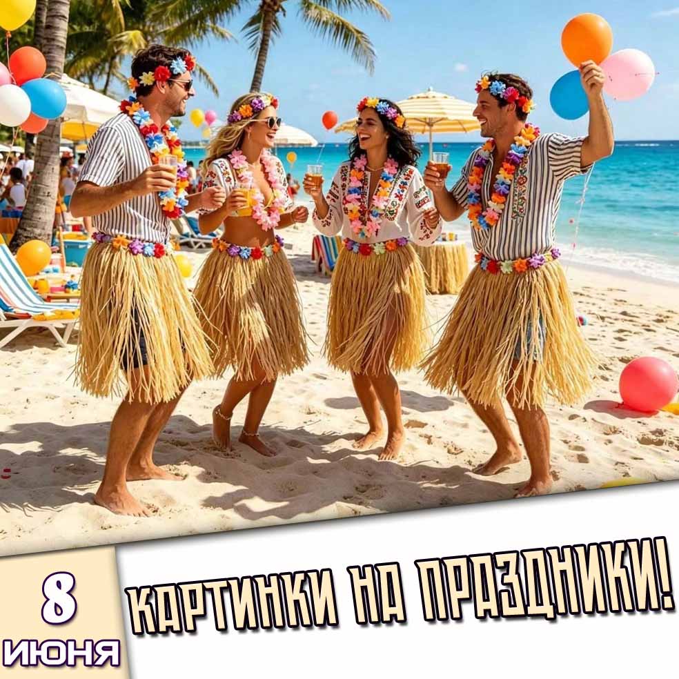Картинки на праздники 8 июня
