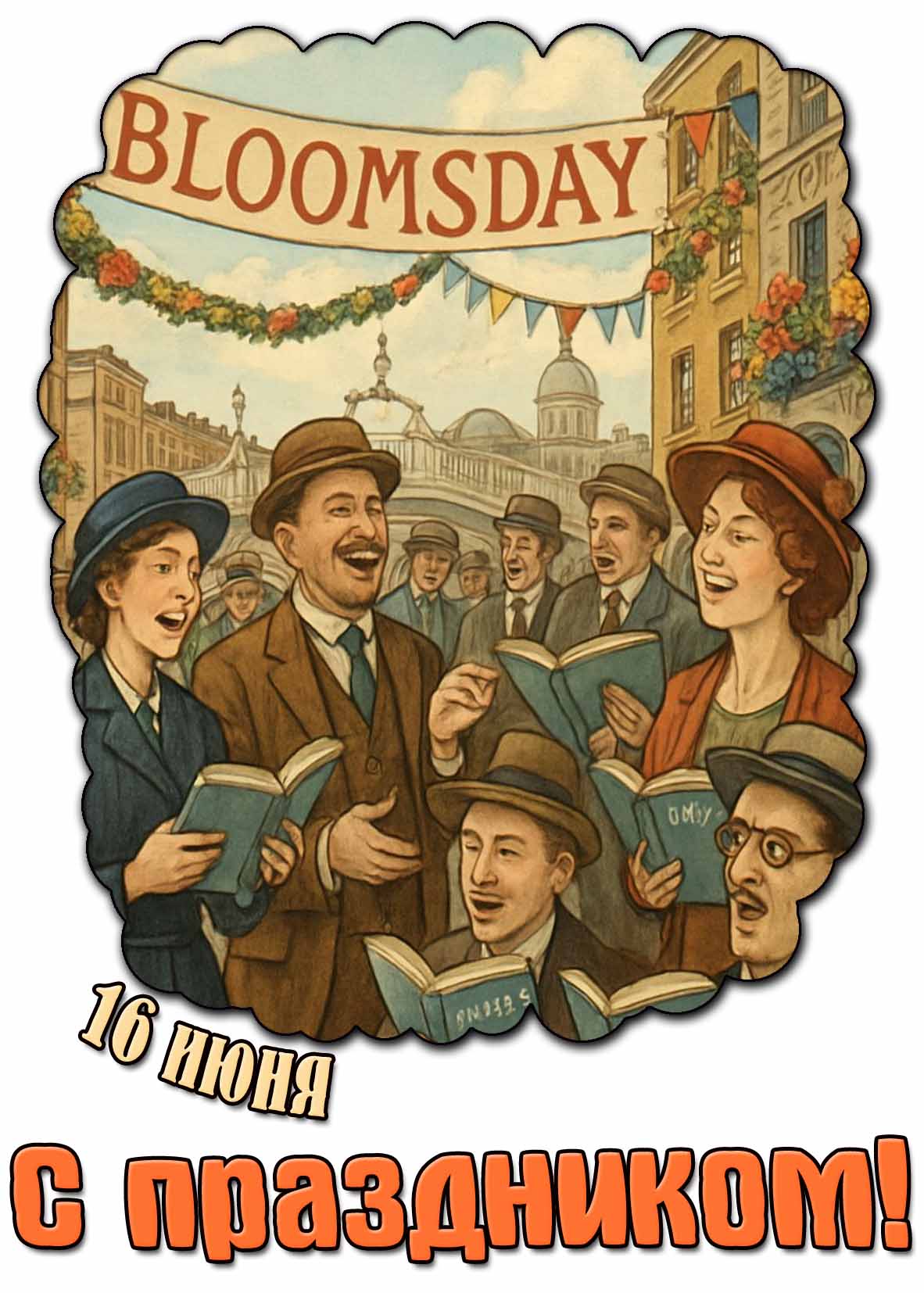 Картинка "16 июня - Bloomsday! С праздником!"