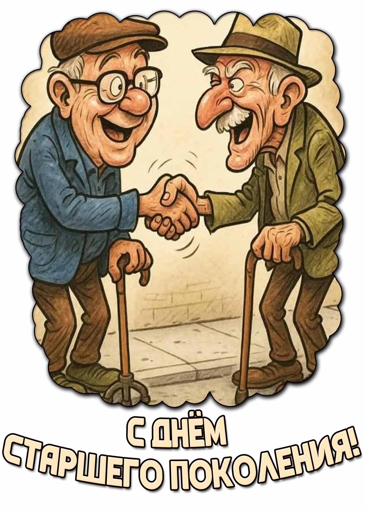 Картинка с днём старшего поколения