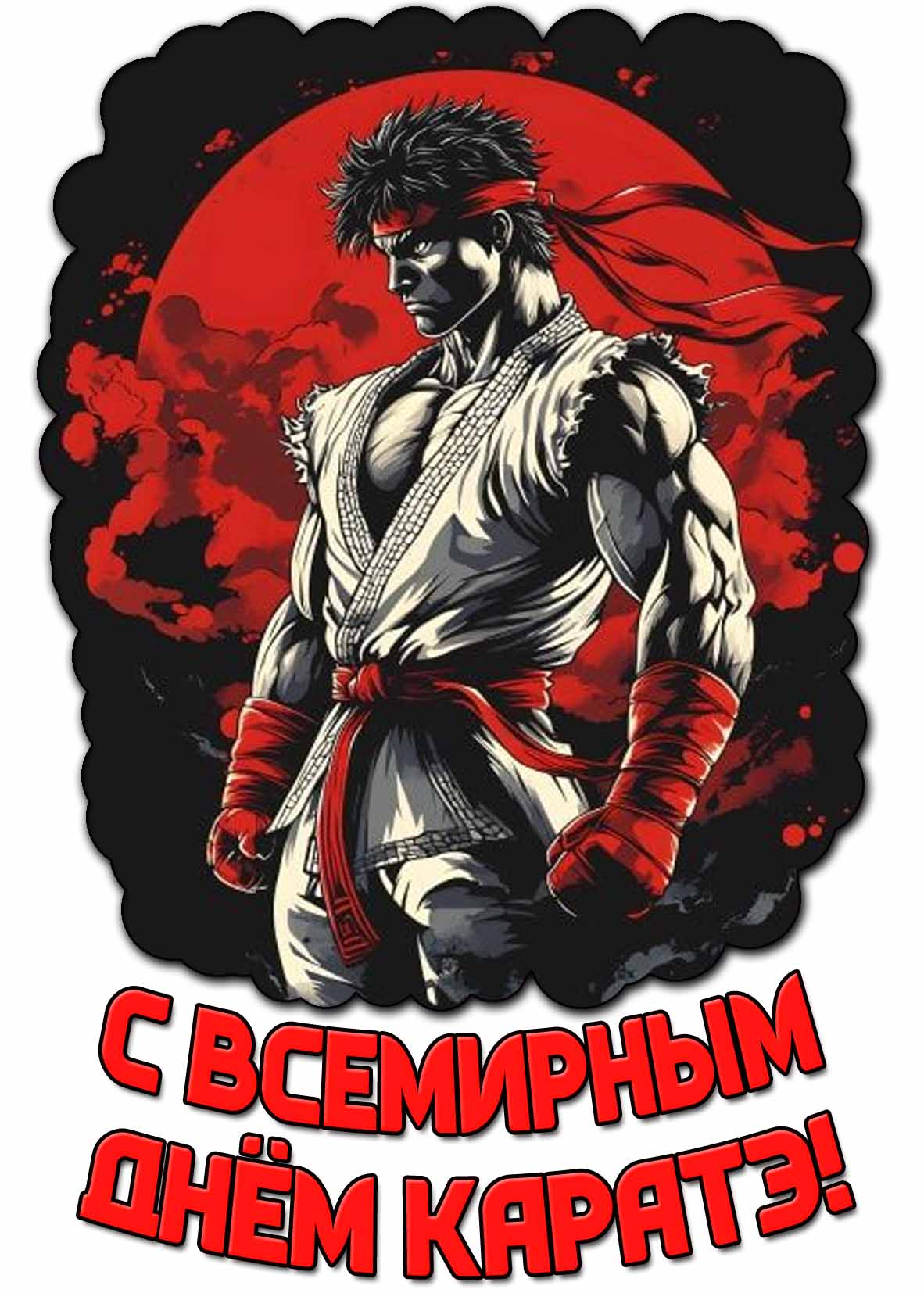 Картинка с Всемирным днём каратэ