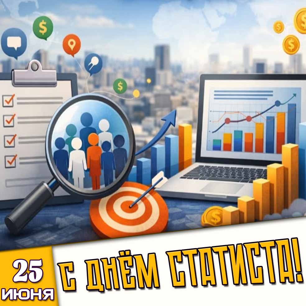 Картинка 25 июня - с днём статиста!