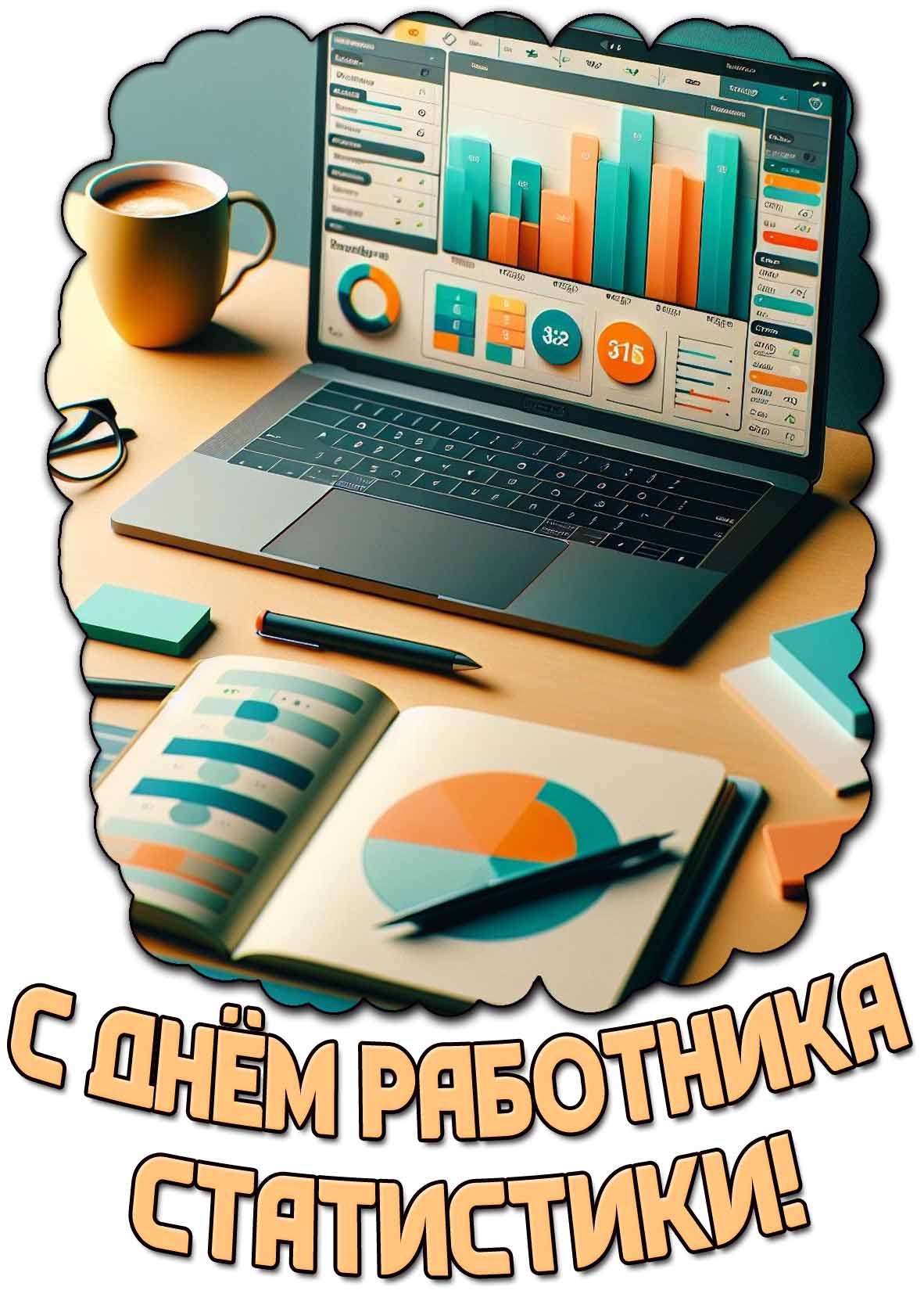 Картинка с днём работника статистики