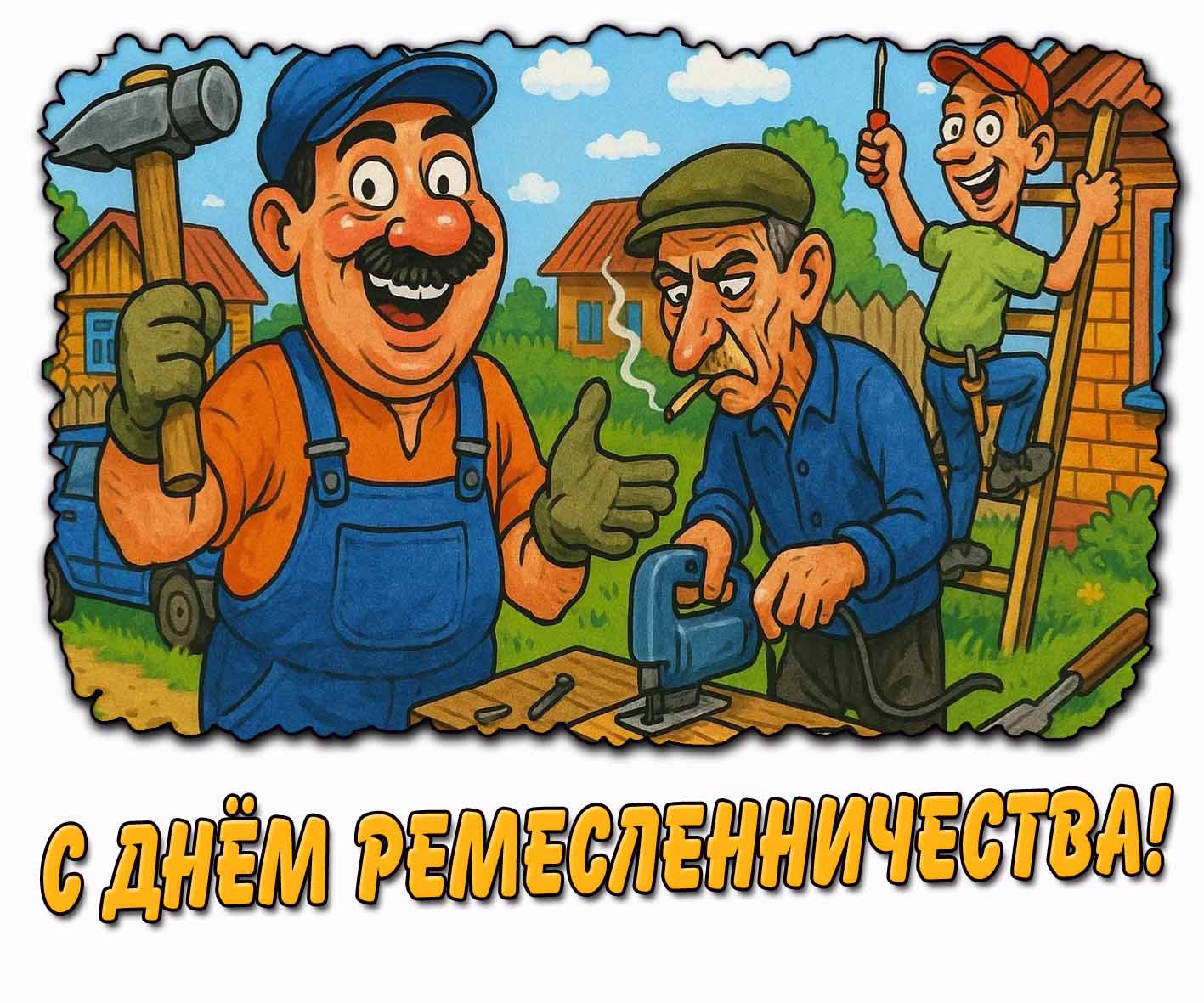 Прикольная картинка с днём ремесленничества
