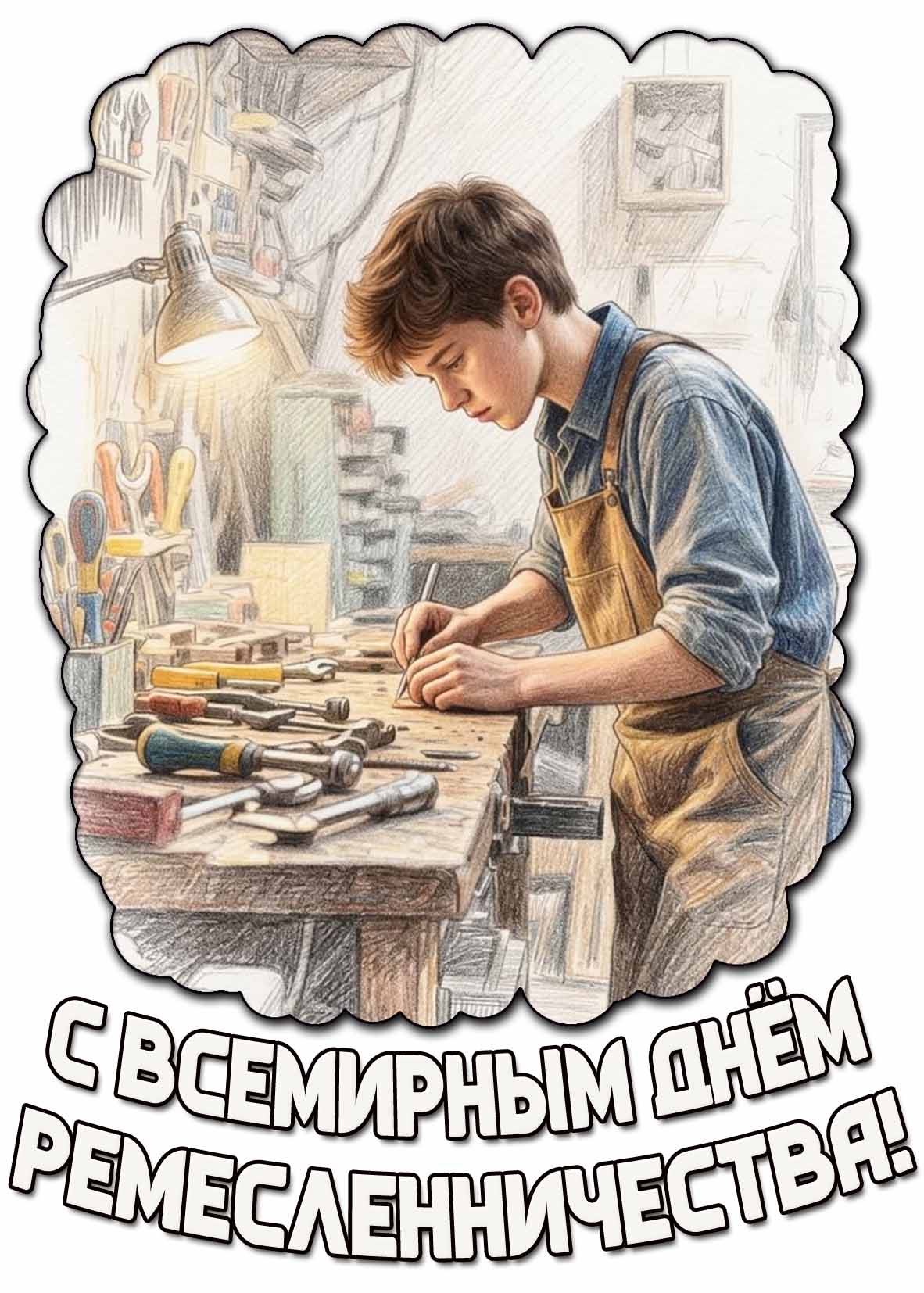 Картинка с Всемирным днём ремесленничества
