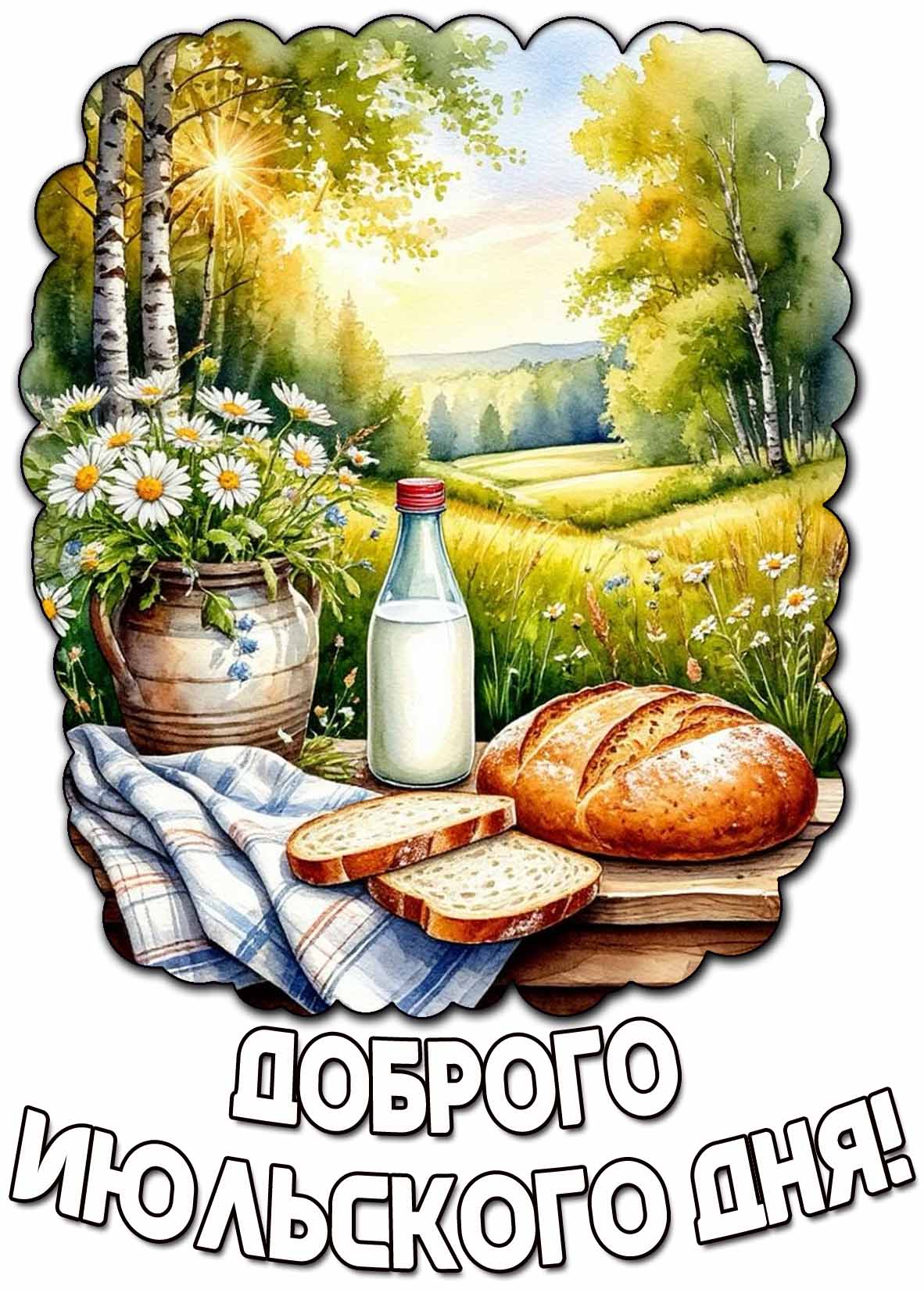 Красивая картинка доброго июльского дня