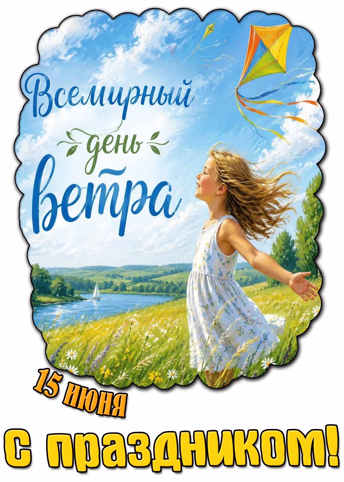 Картинка 15 июня - Всемирный день ветра! С праздником!