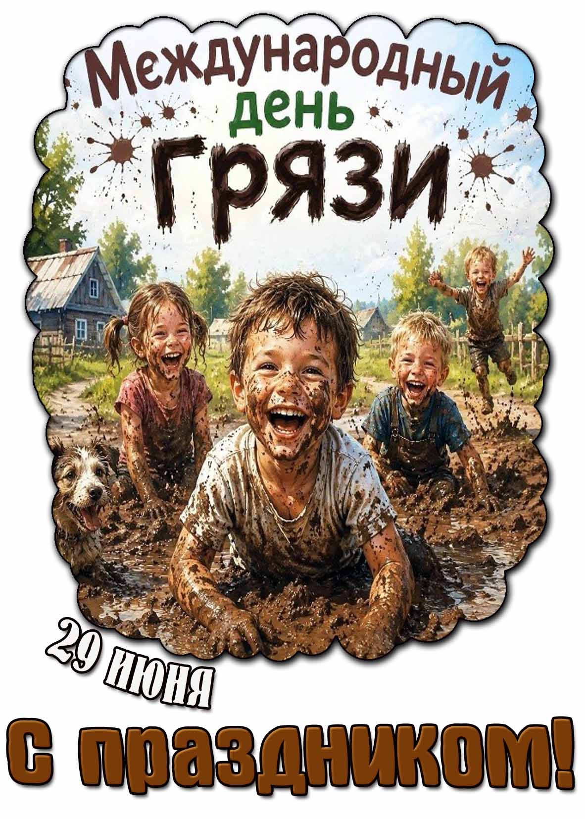 Картинка 29 июня - Международный день грязи! С праздником!
