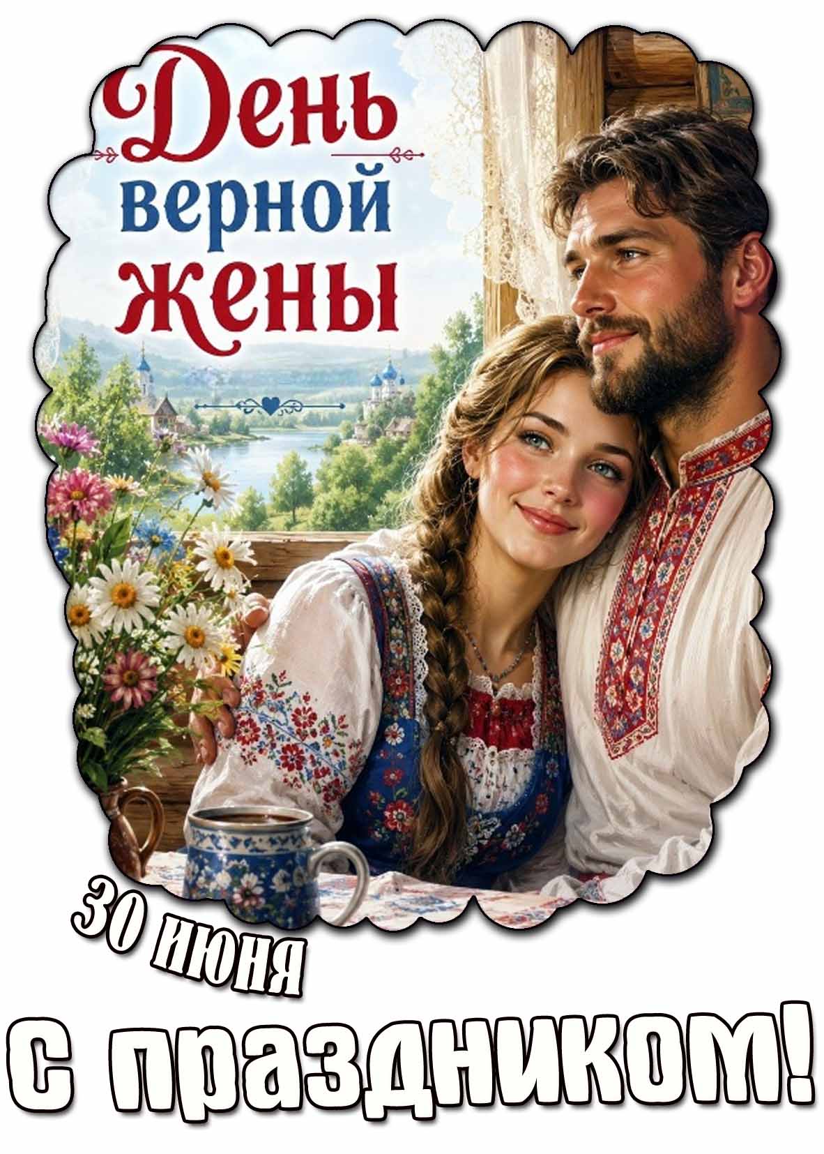 Картинка 30 июня - день верной жены! С праздником!