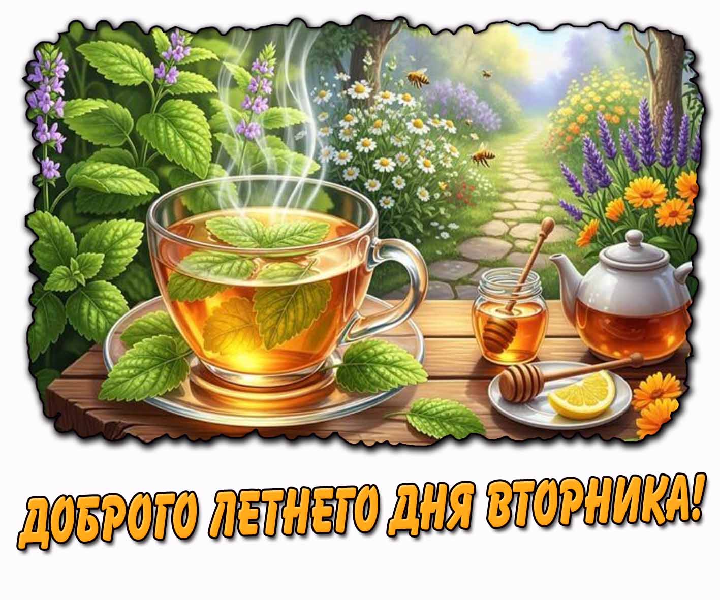 Картинка доброго летнего дня вторника