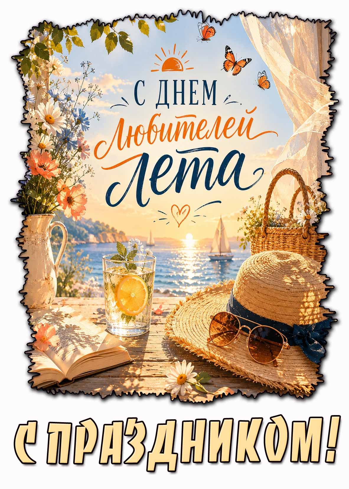 Картинка "С днём любителей лета! С праздником!"