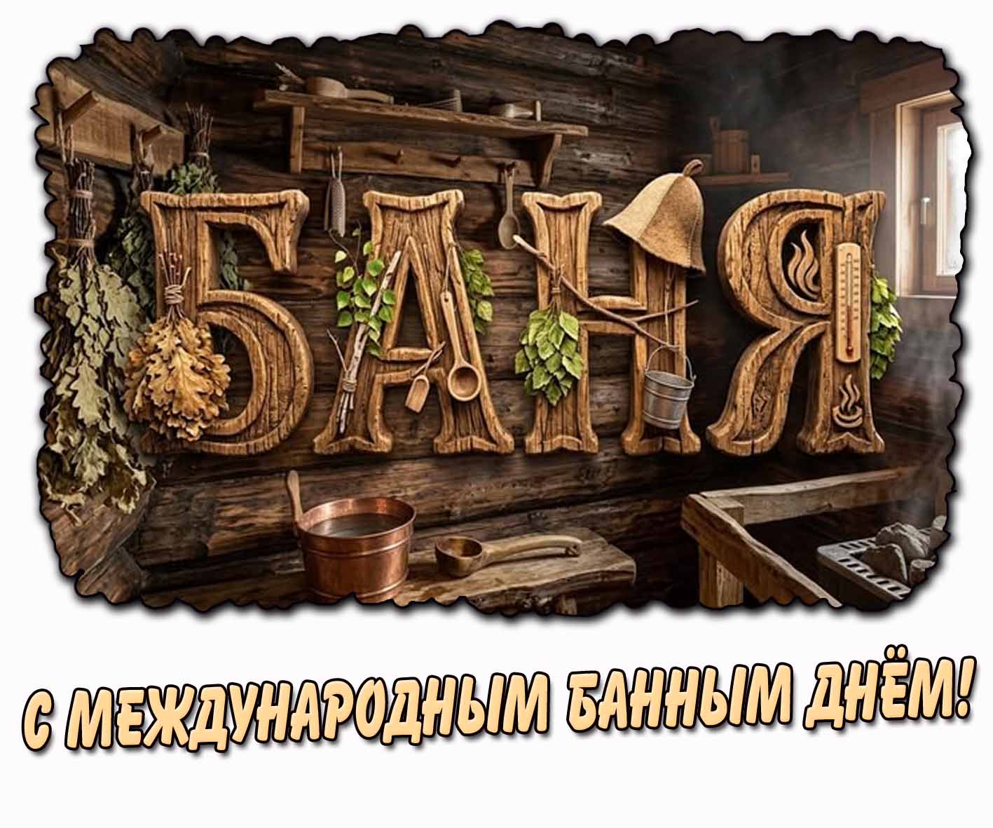 Картинка с Международным банным днём