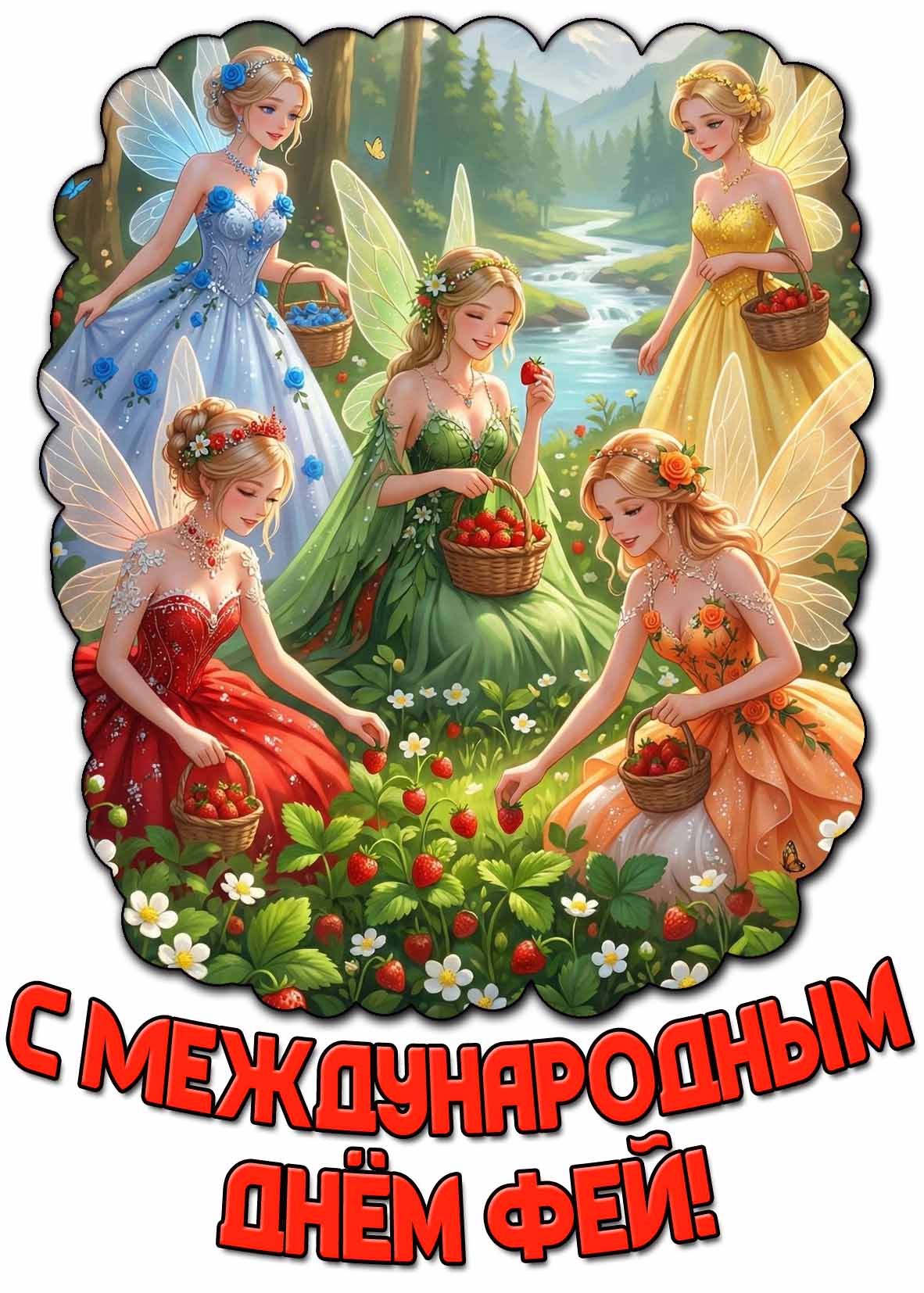 Открытка с Международным днём фей