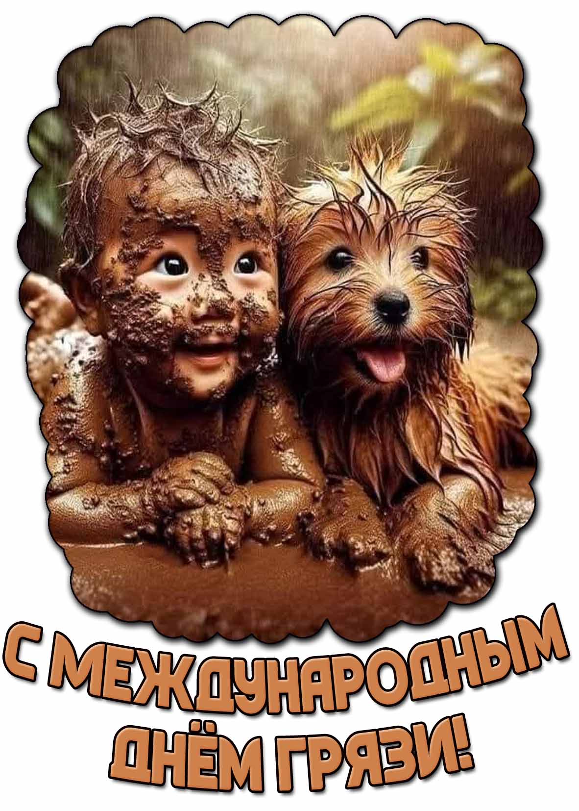 Картинка с Международным днём грязи