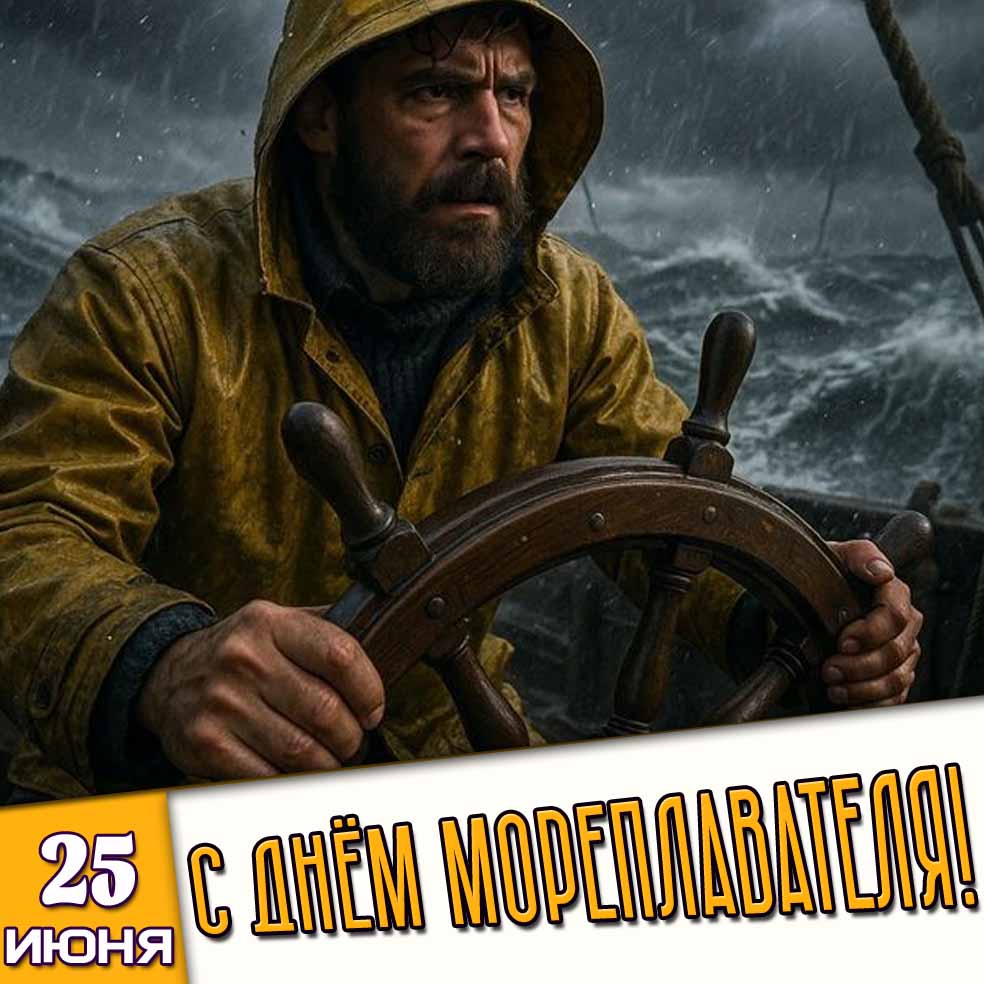 Картинка 25 июня - с днём мореплавателя!