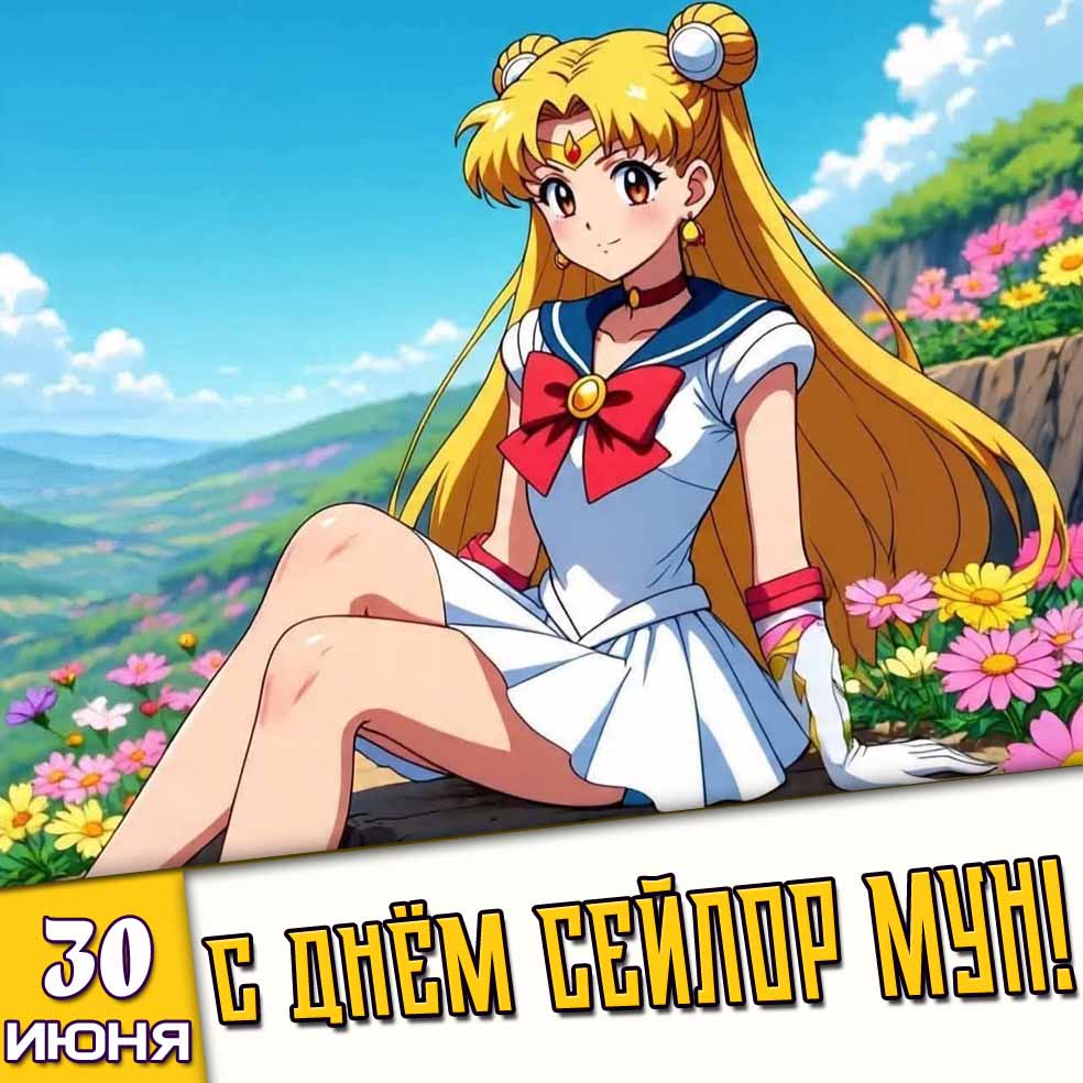Картинка 30 июня - с днём Сейлор Мун!