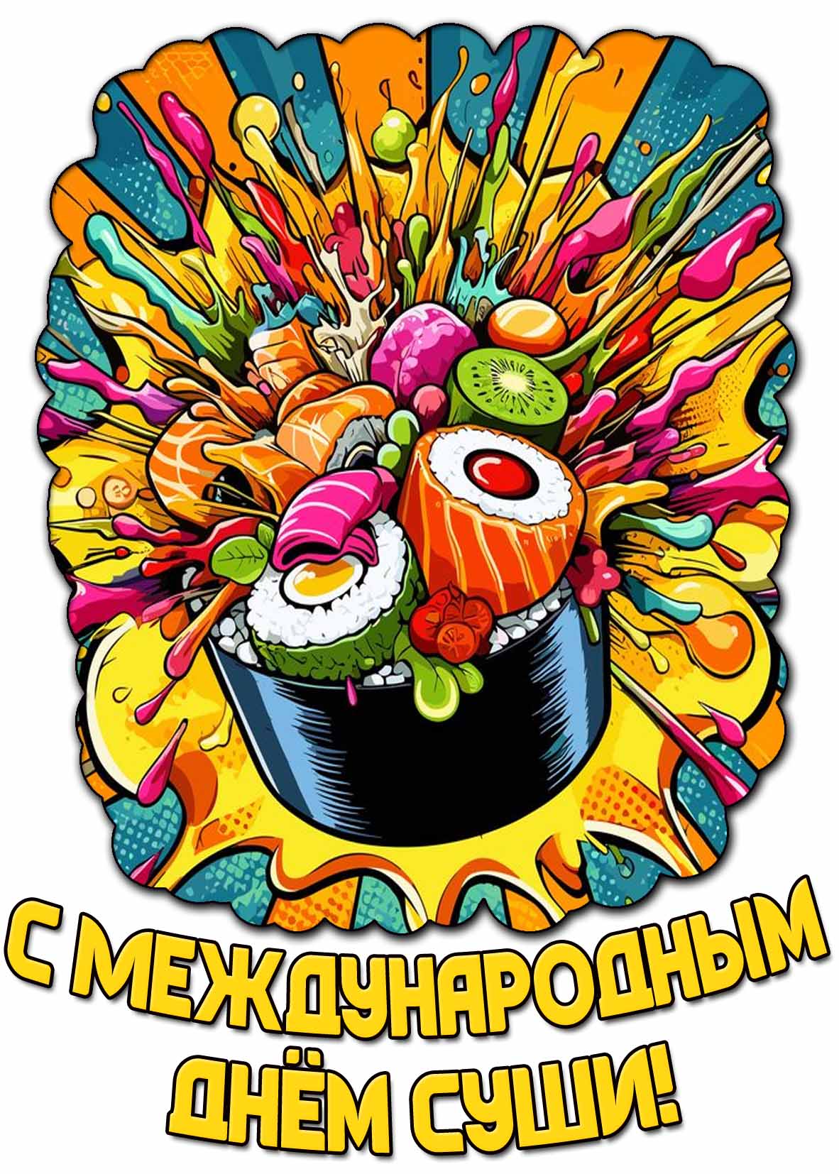 Картинка с Международным днём суши