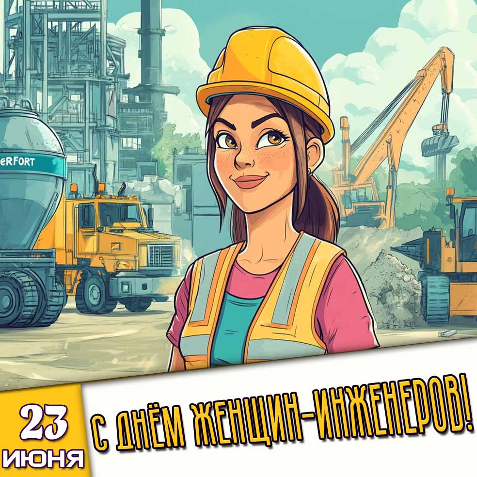 Картинка 23 июня - с днём женщин-инженеров!