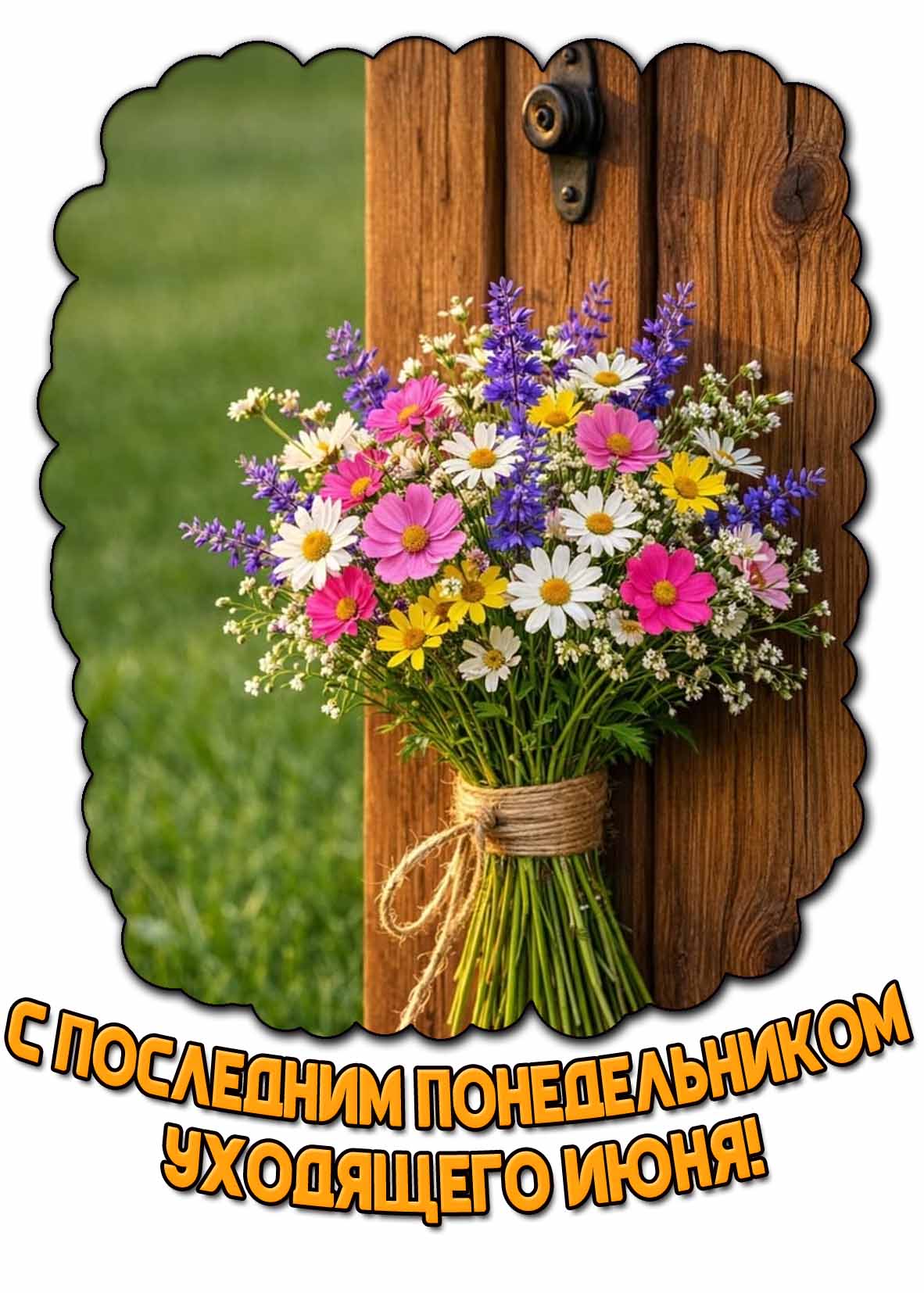 Картинка с последним понедельником уходящего июня