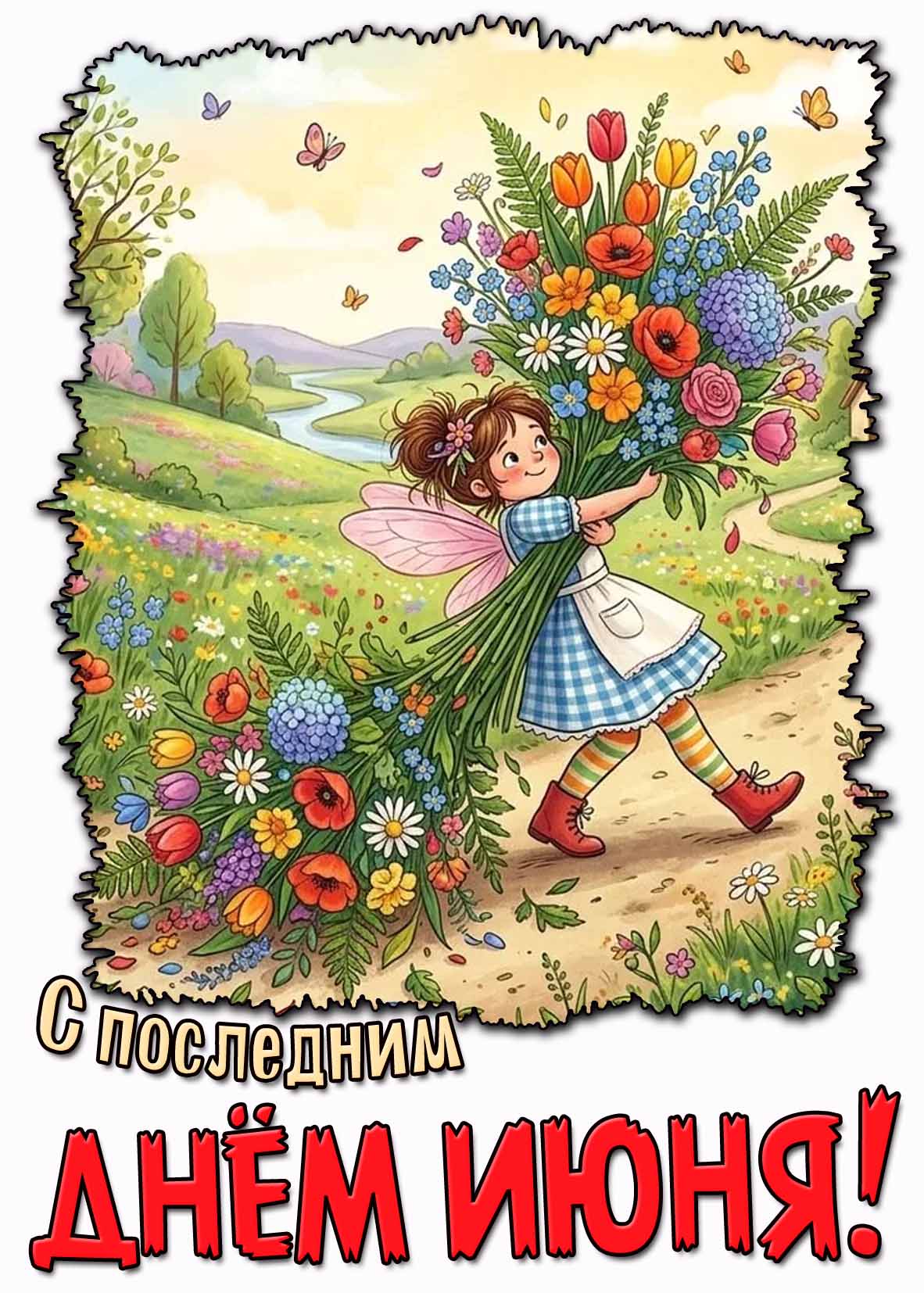 Прикольная картинка с последним днём июня