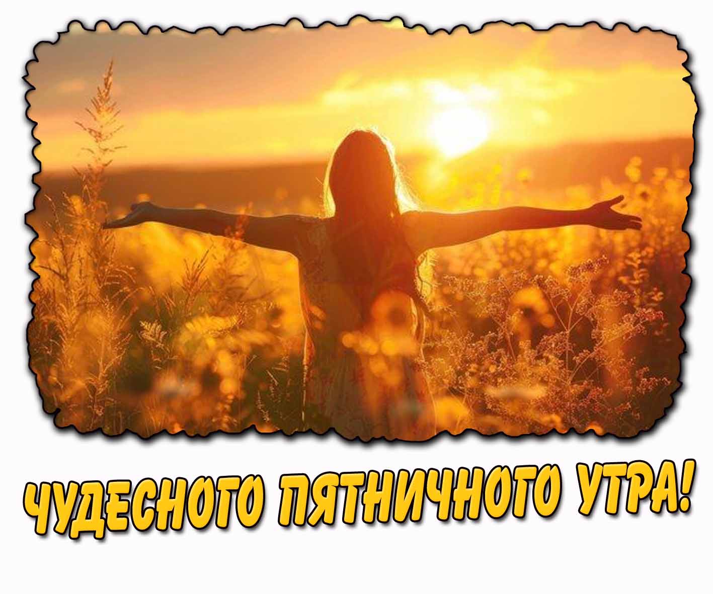 Летняя картинка чудесного пятничного утра