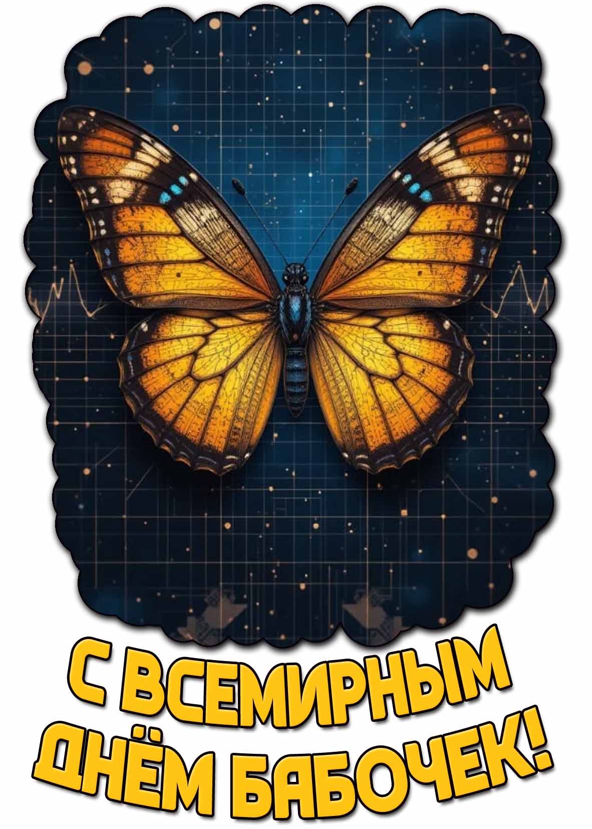 Картинка с Всемирным днём бабочек