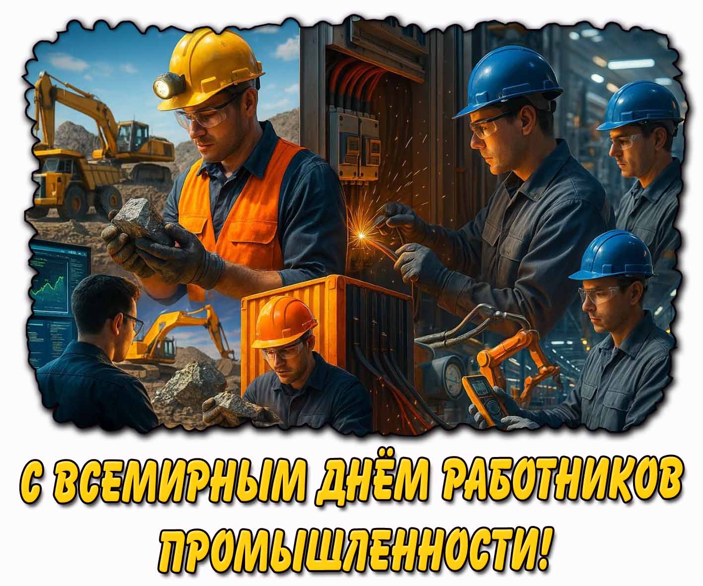 Картинка с Всемирным днём работников промышленности