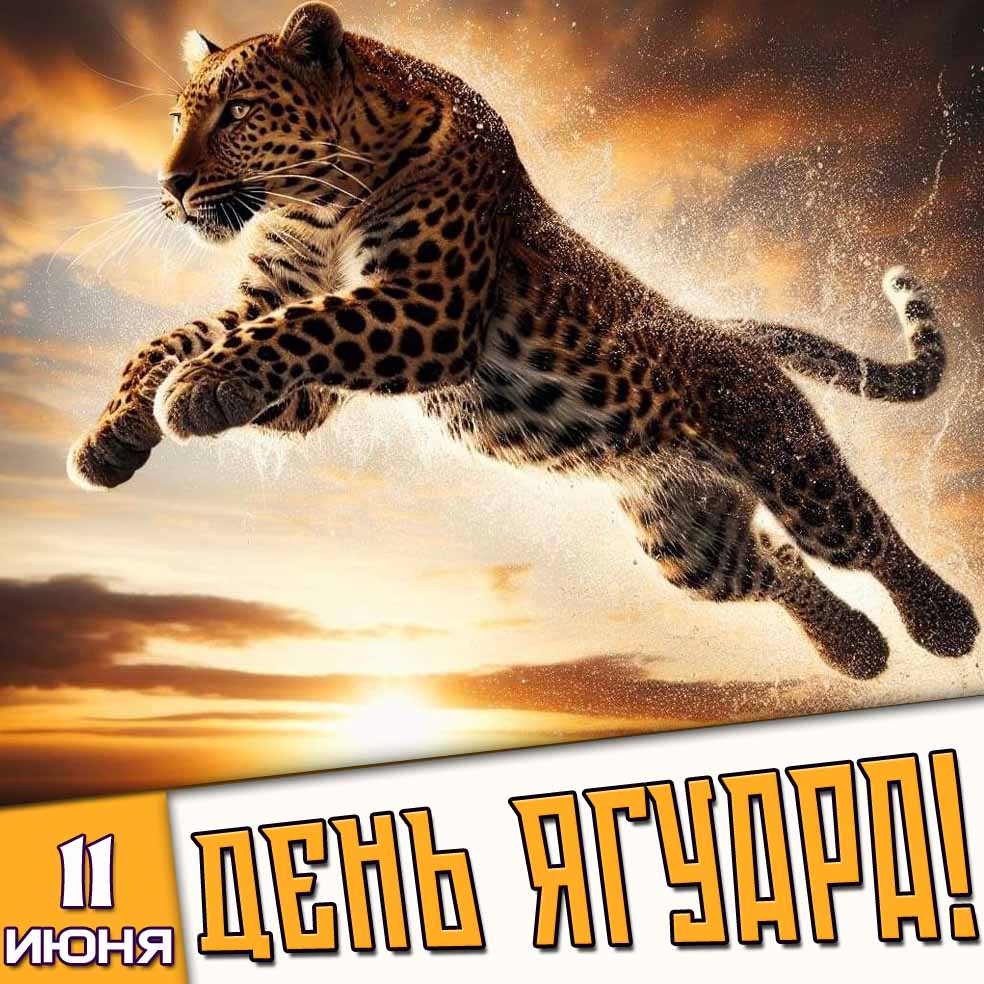 Картинка 11 июня - день ягуара!