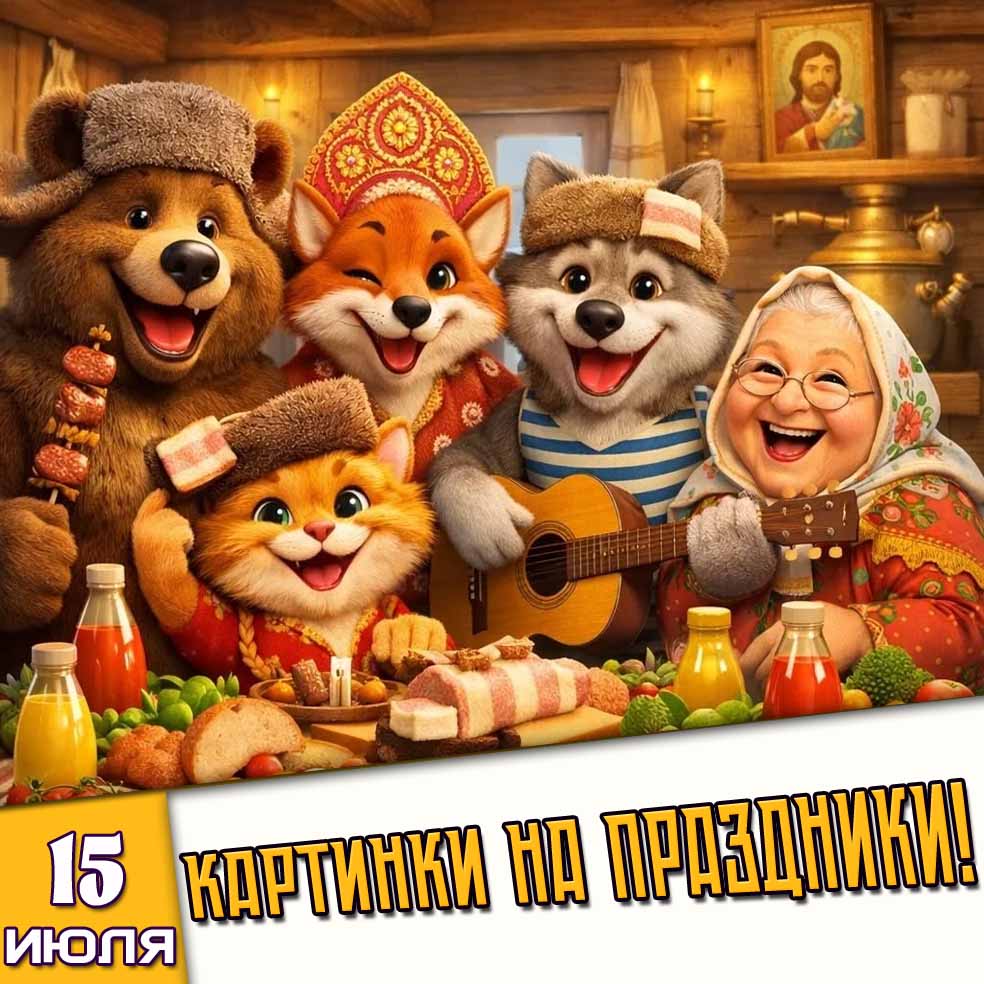 Картинки на праздники 15 июля