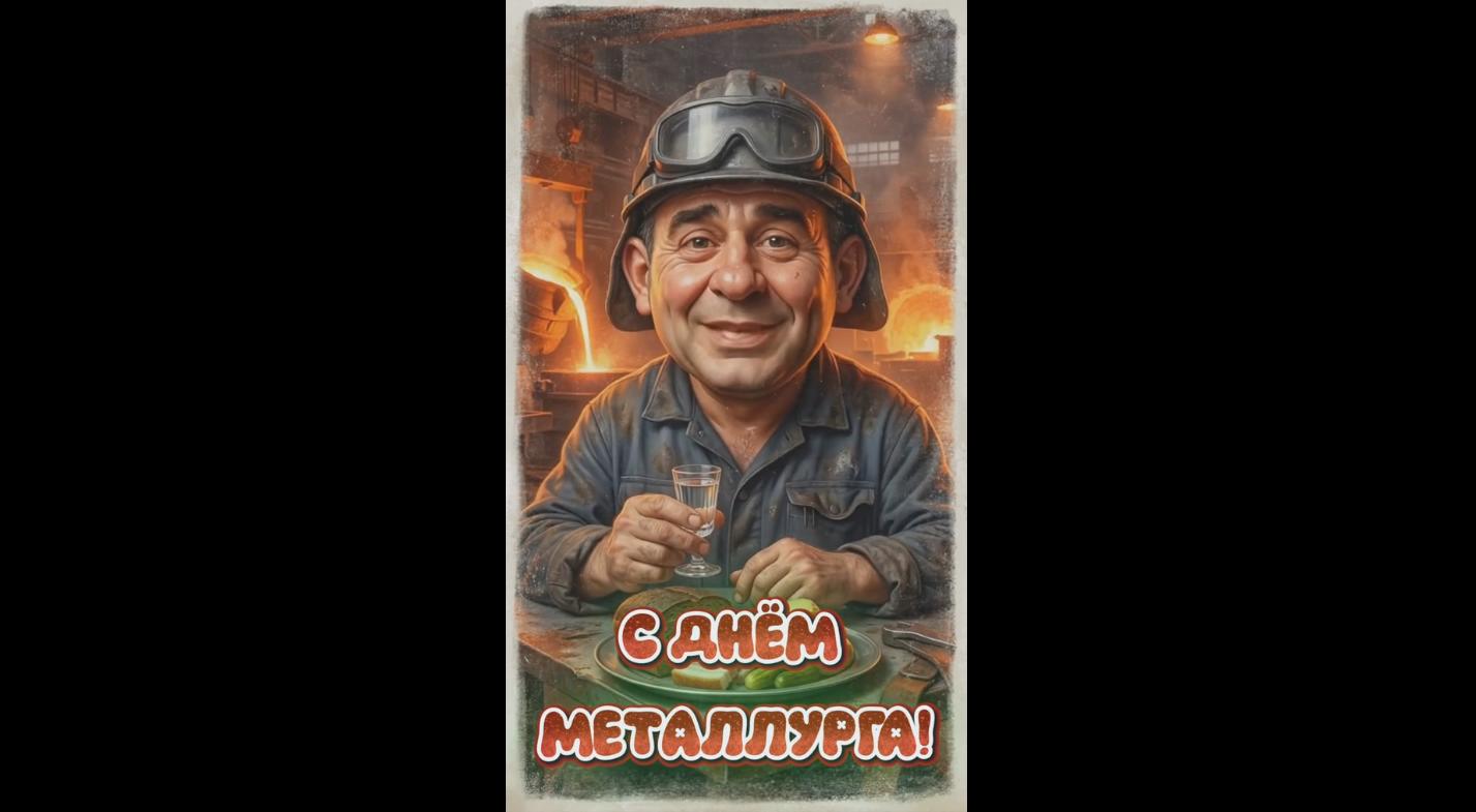 Прикольное видео поздравление с днём металлурга