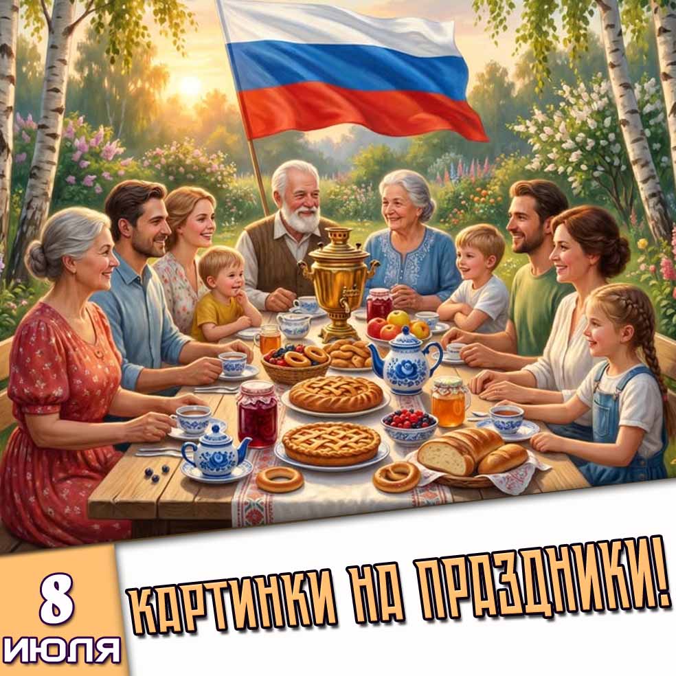 Картинки на праздники 8 июля