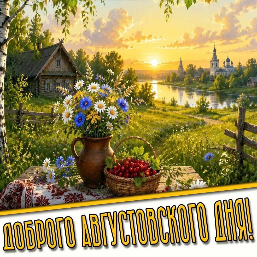 Доброго августовского дня! - картинка с природой