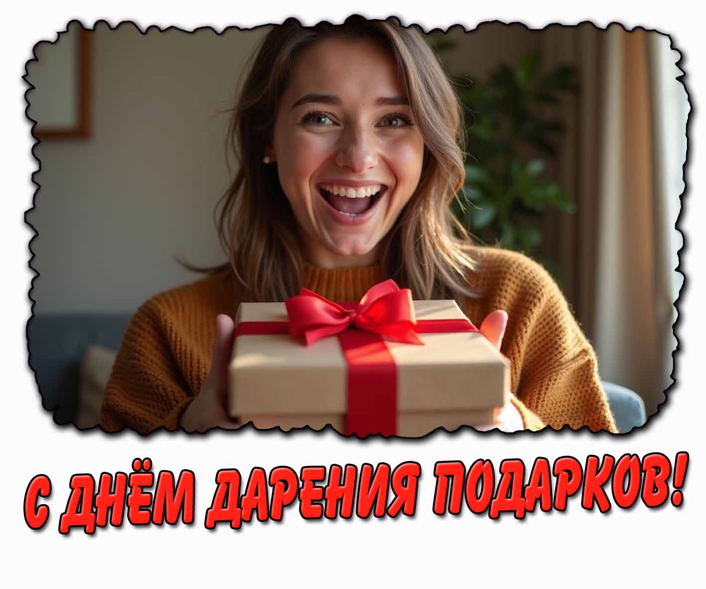 Картинка с днём дарения подарков