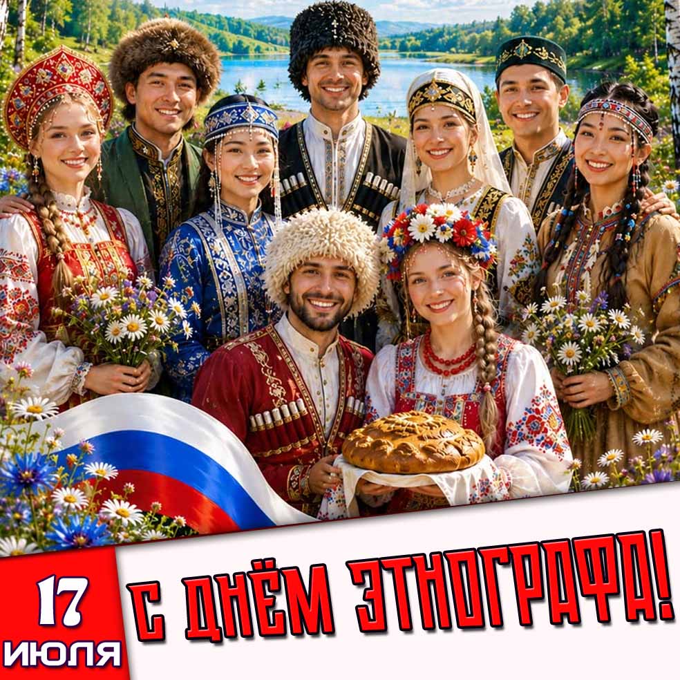 Картинка 17 июля - с днём этнографа!