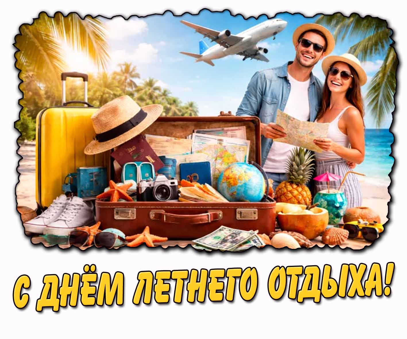 С днём летнего отдыха! - картинка для туристов