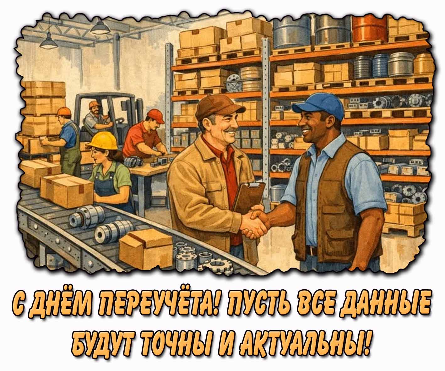 Картинка "С днём переучёта! Пусть все данные будут точны и актуальны!"