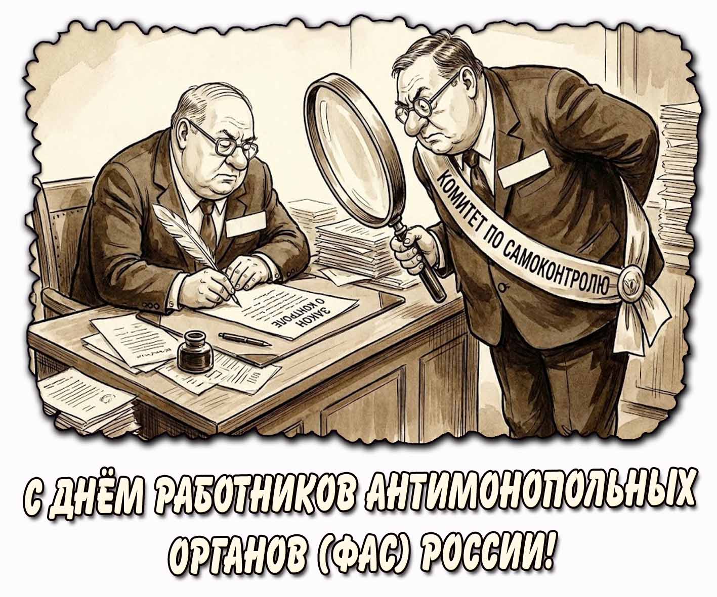 Картинка с днём работников антимонопольных органов (ФАС) России