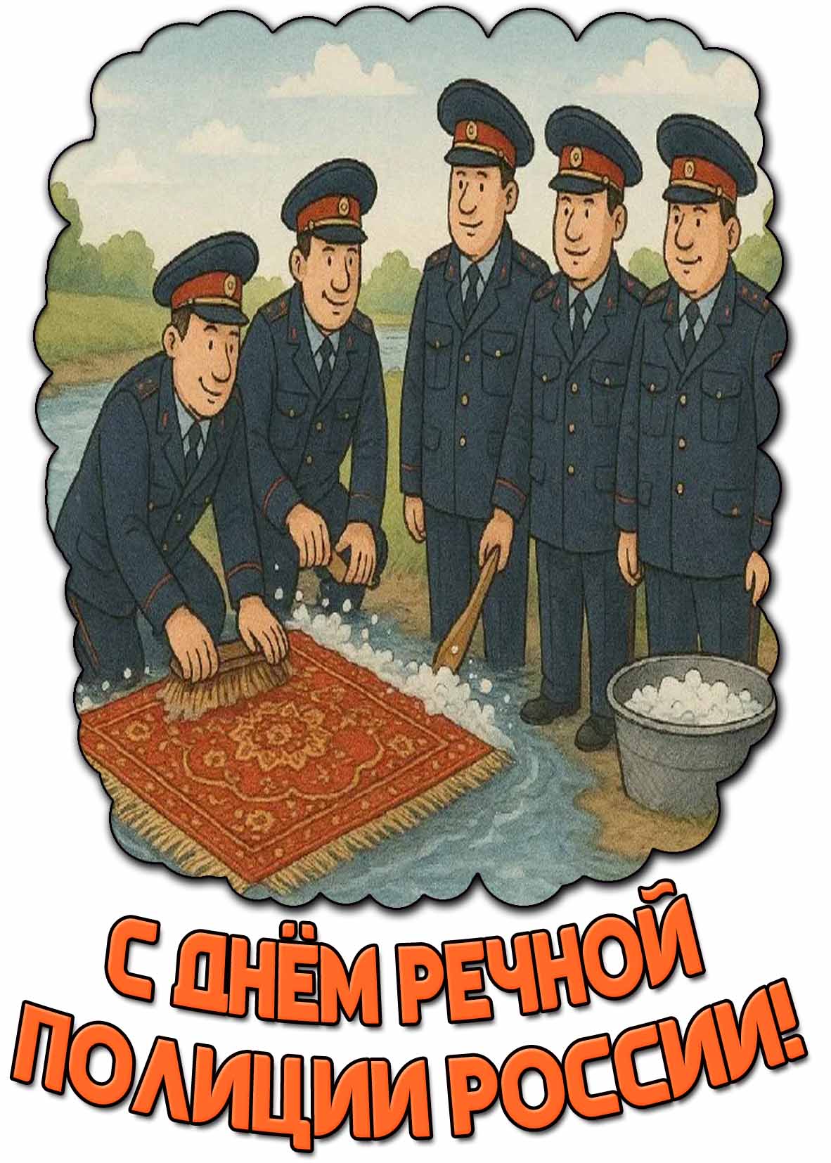 Смешная картинка с днём речной полиции России