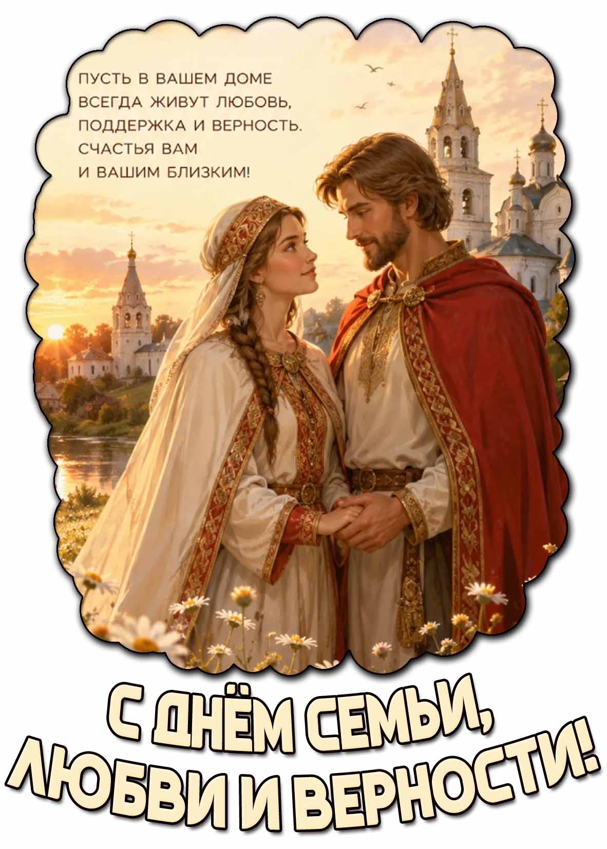 Картинка c днём семьи, любви и верности