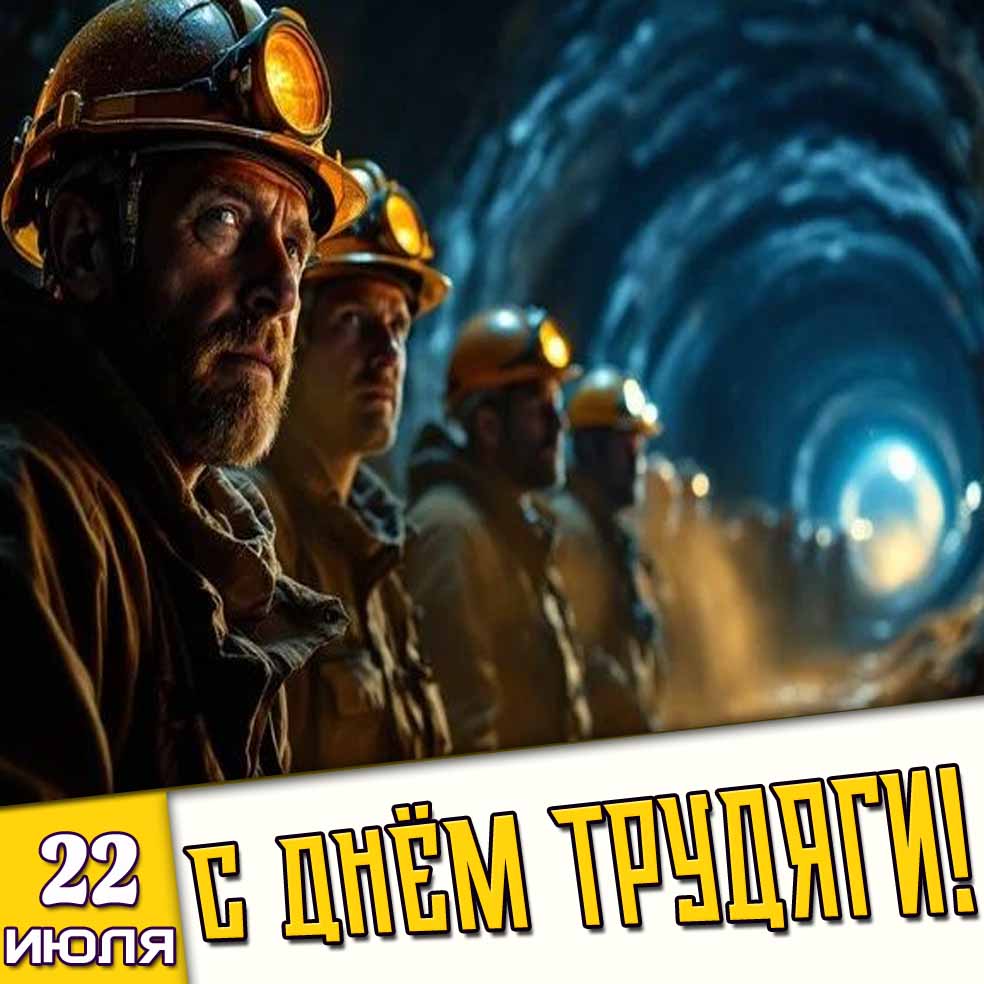 Картинка 22 июля - с днём трудяги!