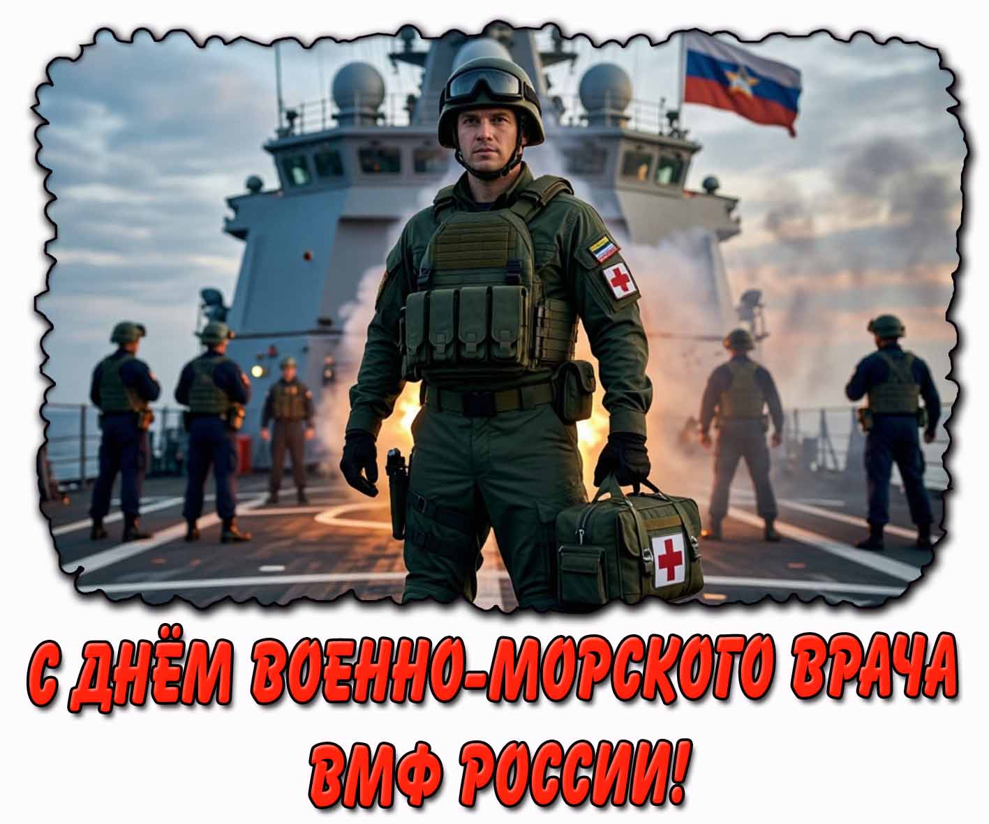 Картинка с днём военно-морского врача ВМФ России